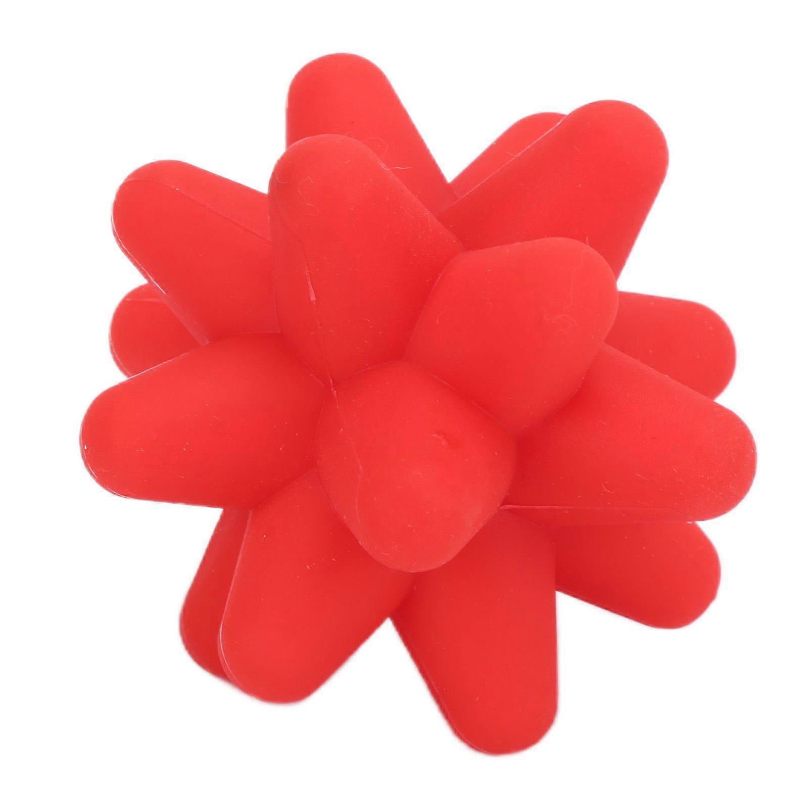 Yoga Fitness Muscle Relaxation Hedgehog Massage Ball Portable Acupoint Fascia Massage BallRed