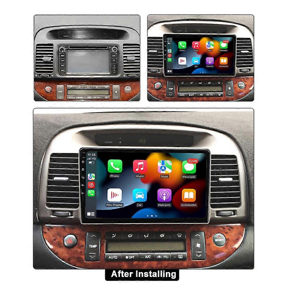 Car Multimedia Player 4G+64G For Toyota Camry 5 XV 30 2001-2006 CarPlay Android Auto Stereo Radio GPS Navigation Autoradio Bluetooth 2Din Video Touch