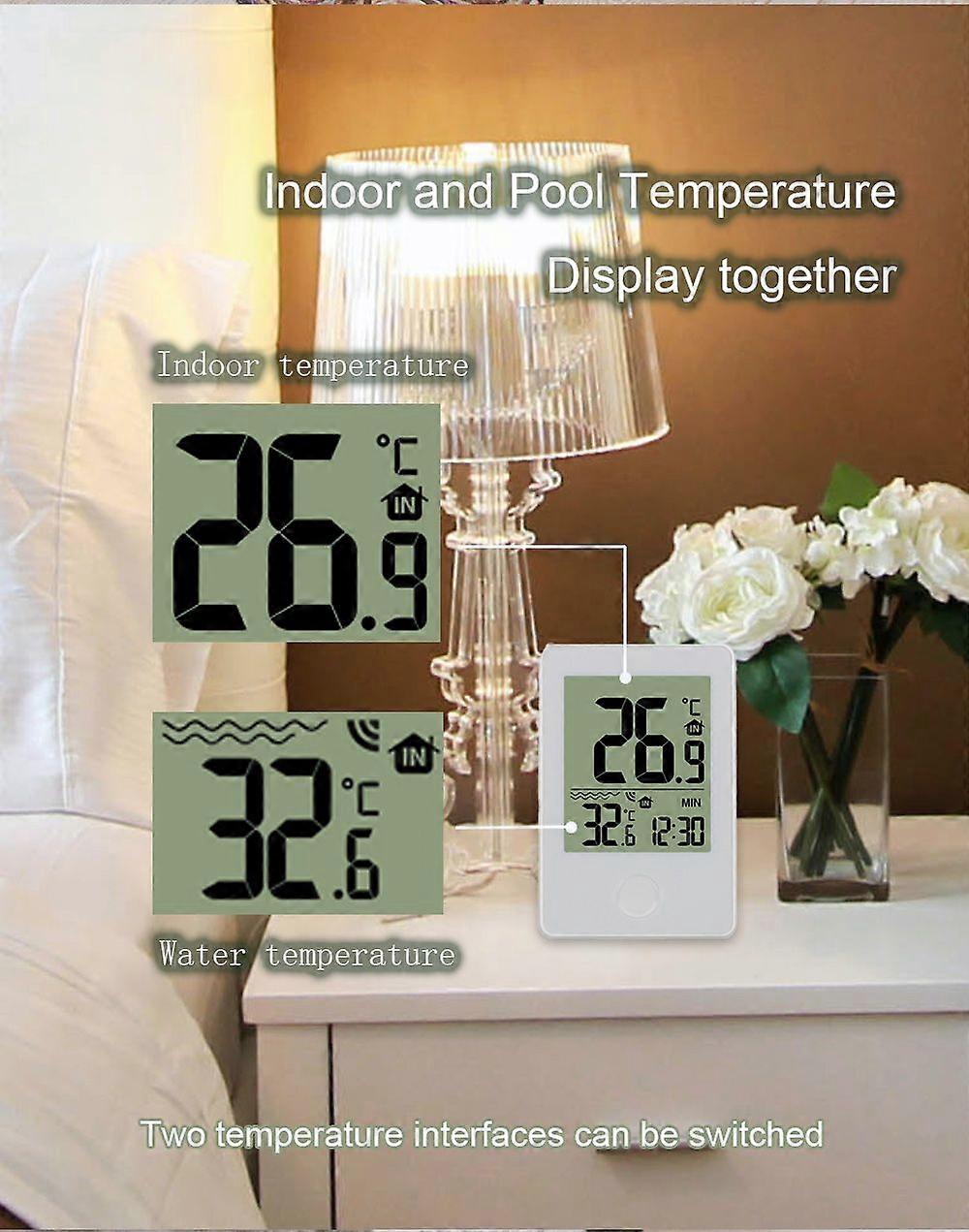 Digital Swimming Pool Thermometer Floating Digital Outdoor Floating Thermometers Used For Swimming Pool, Bathrooms,Aquarium And Sinks