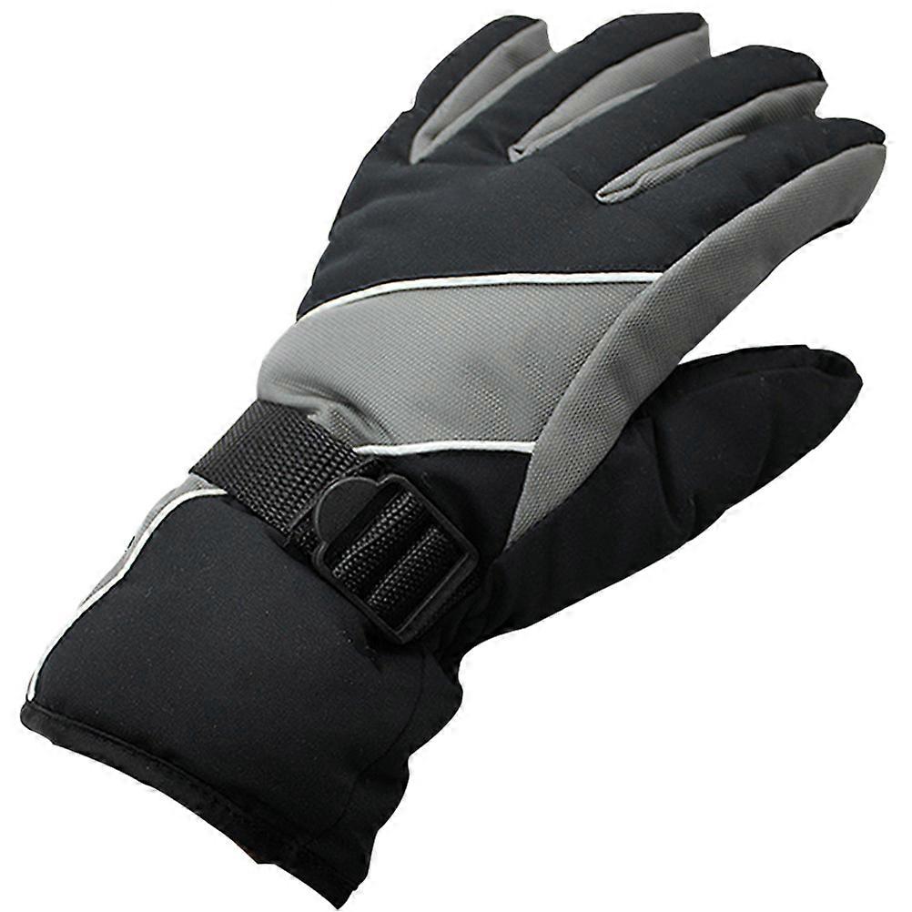 Winter Gloves for Men Windproof Snow Protection Grey