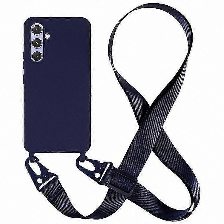 Soft TPU Case with Matte Finish and Wide Lanyard for Galaxy A54 5G Phone Protector