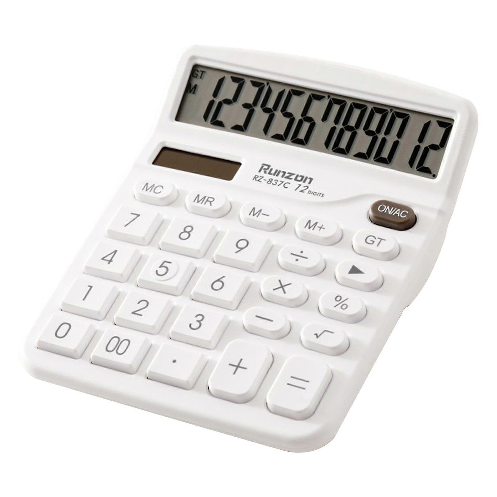 ZYXWVU Back to School Scientific Calculator 12 Digits Large Display & Buttons, Clear LCD Ideal for Office, School, Home & Business Use, Walmart Deals
