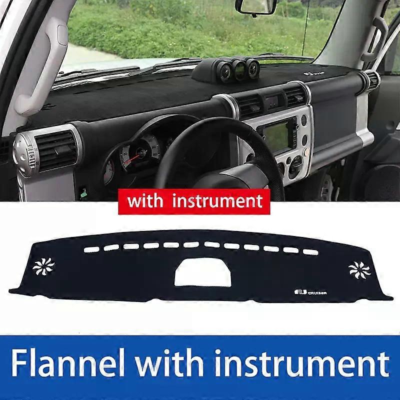 עבור טויוטה Fj קרוזר דש מאט לוח מחוונים לרכב מכסה שטיח FJ הצללה כרית הגנה מפני השמש כרית אבק אביזרי פנים