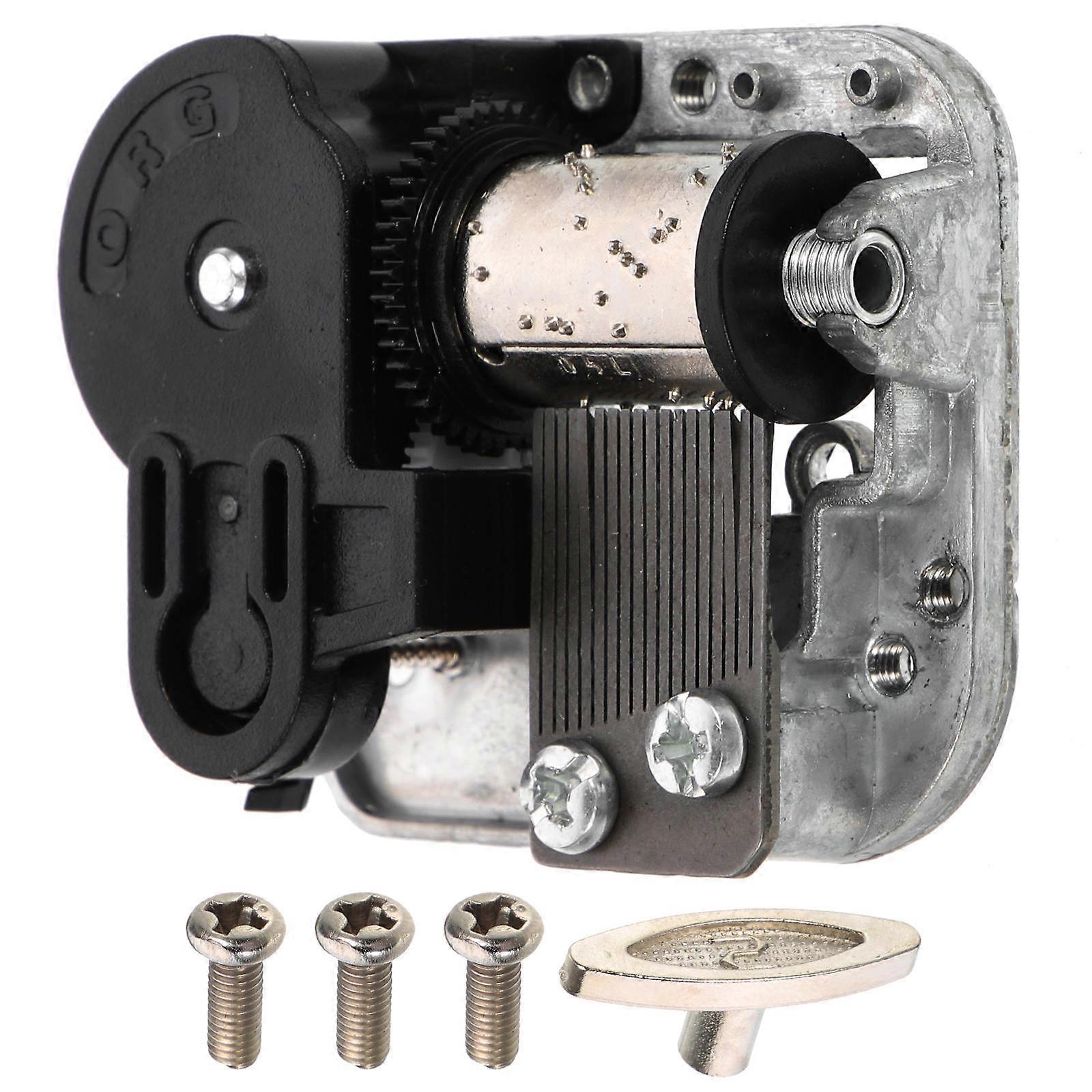 Music Box Mechanism Silver Alloy with Loud Clear Sound for DIY Versatility