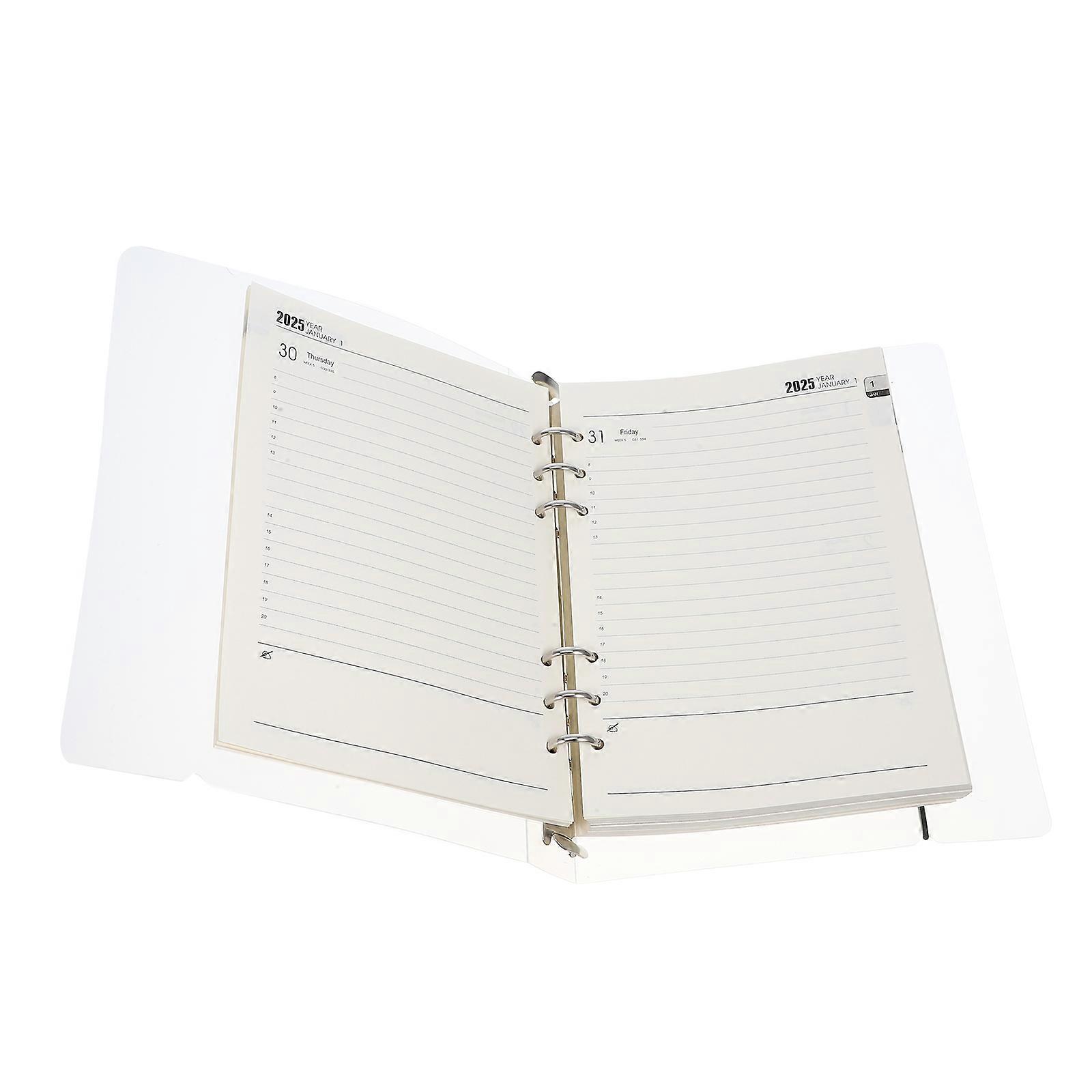 Office Planner Schedule Binder Notepad A5 Size Multi Color Planning For Students Smooth Writing 1Pcs