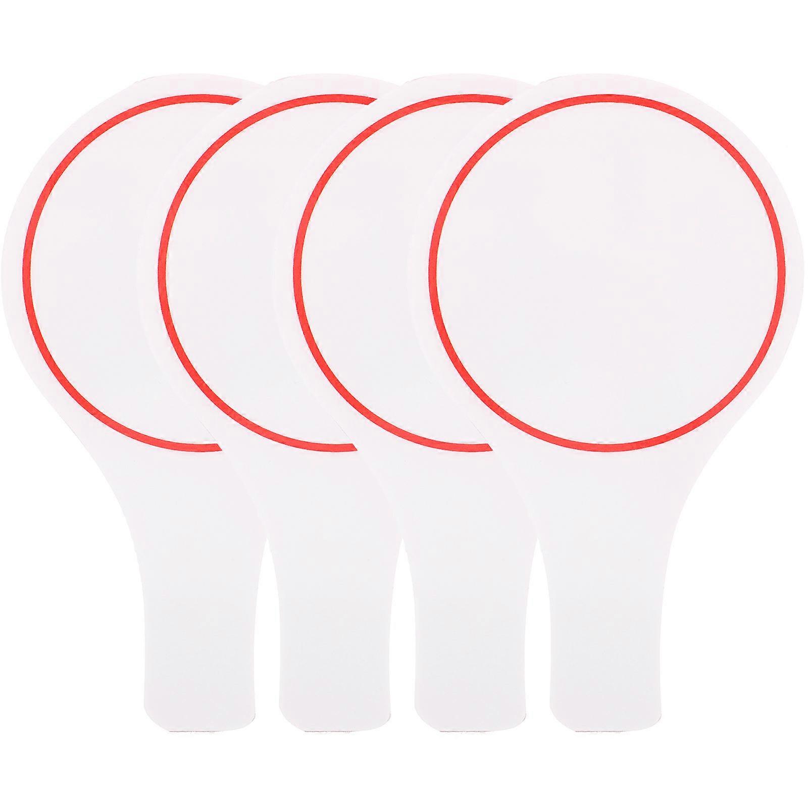 Judges Scoreboard Blank Board 12Pcs Erasable Writing for Voting Use