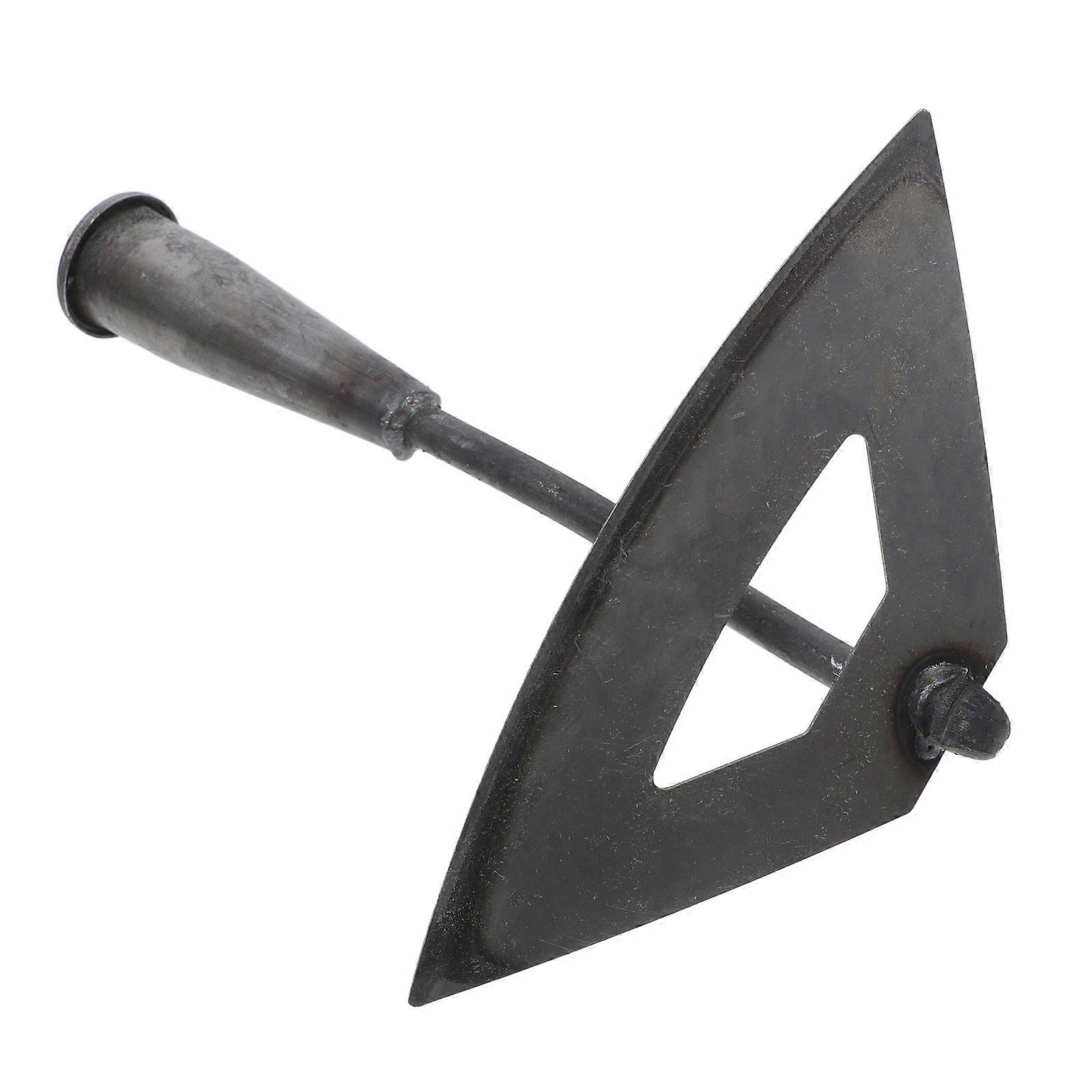 Silver Garden Weeding Tool Ideal For All Ages Cultivating Hollow Design 1Pcs