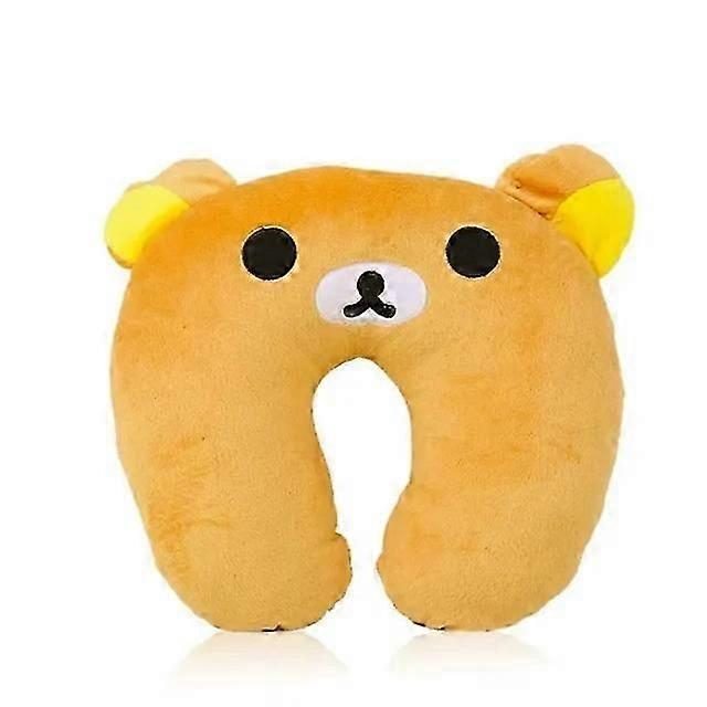 soft u shaped plush sleep neck pillow for office and travel