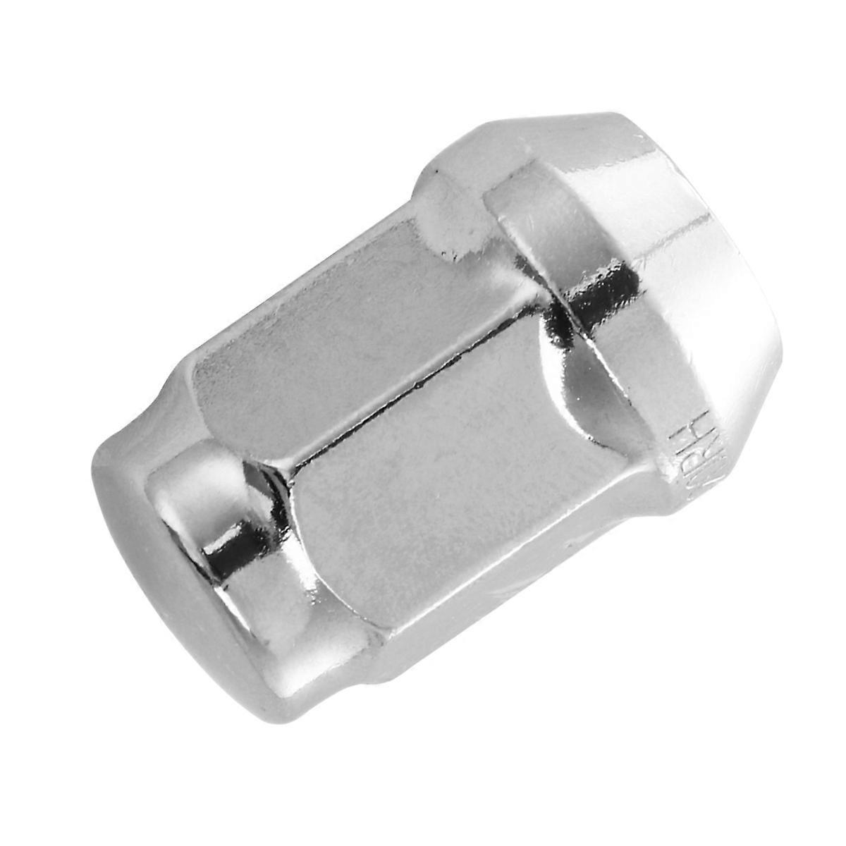 Tire Screw Nut 40 Pcs Acorn Closed End Flanged Surface Lug Nuts for Vehicle Customizing Enhanced Appearance Silver