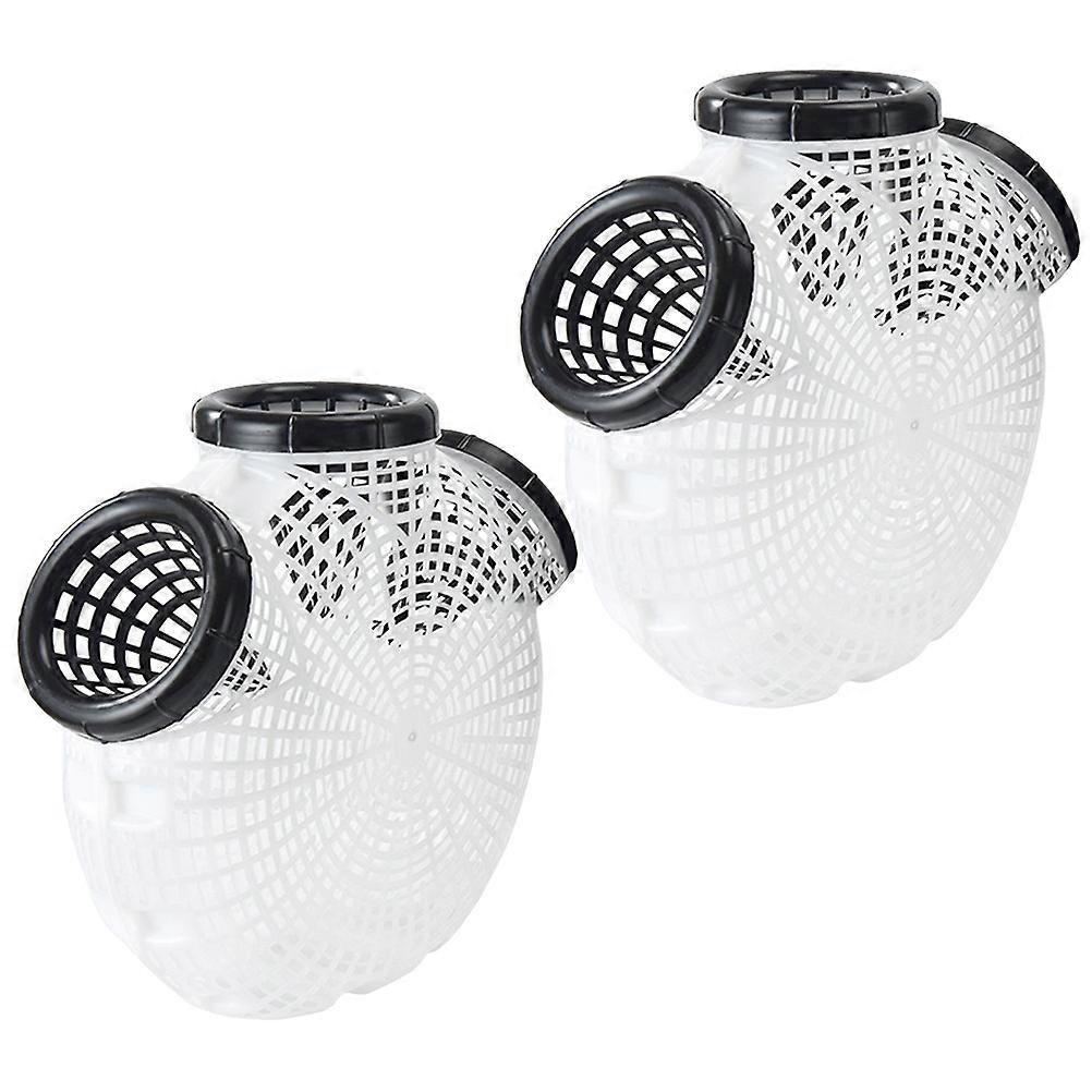 Reusable Crawfish Traps Plastic Crab Trap for Fishing Use 4Pcs Cage