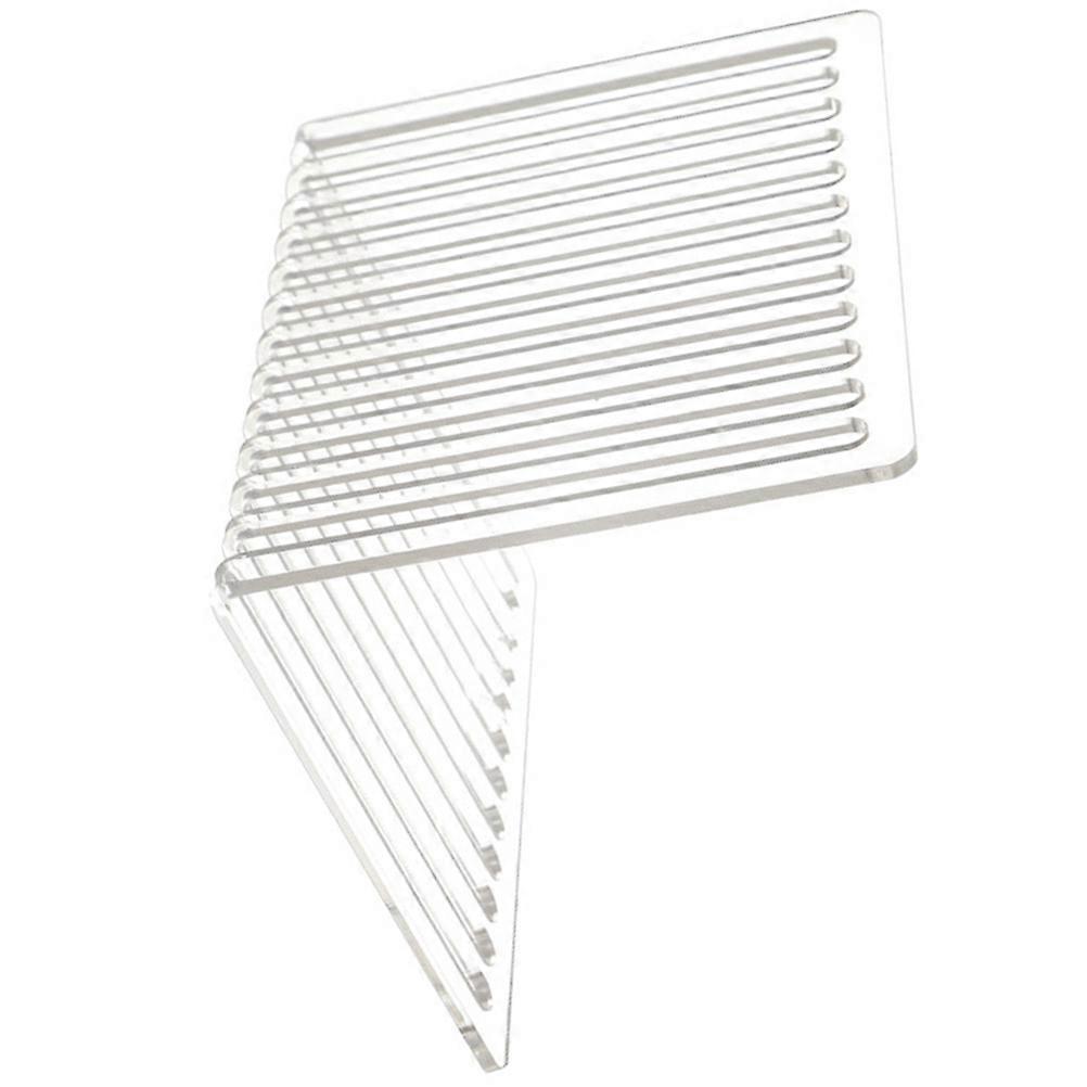 Vinyl Record Display Rack Acrylic Holder for 3Pcs Storage Organizer