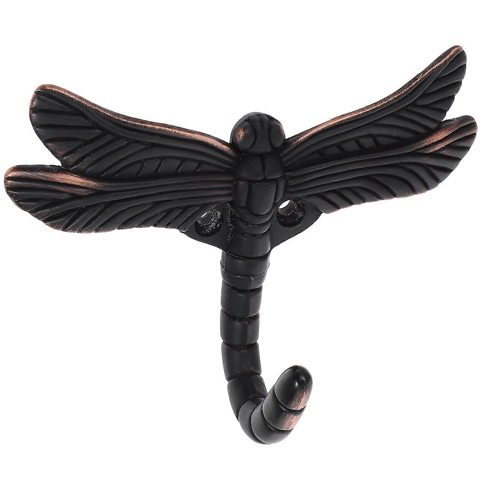 Decorative Wall Hook In Dragonfly Shape For Homeowners 11.5X7.5X5CM 2Pcs Ideal For Organizing Towels In Bathrooms And Kitchens