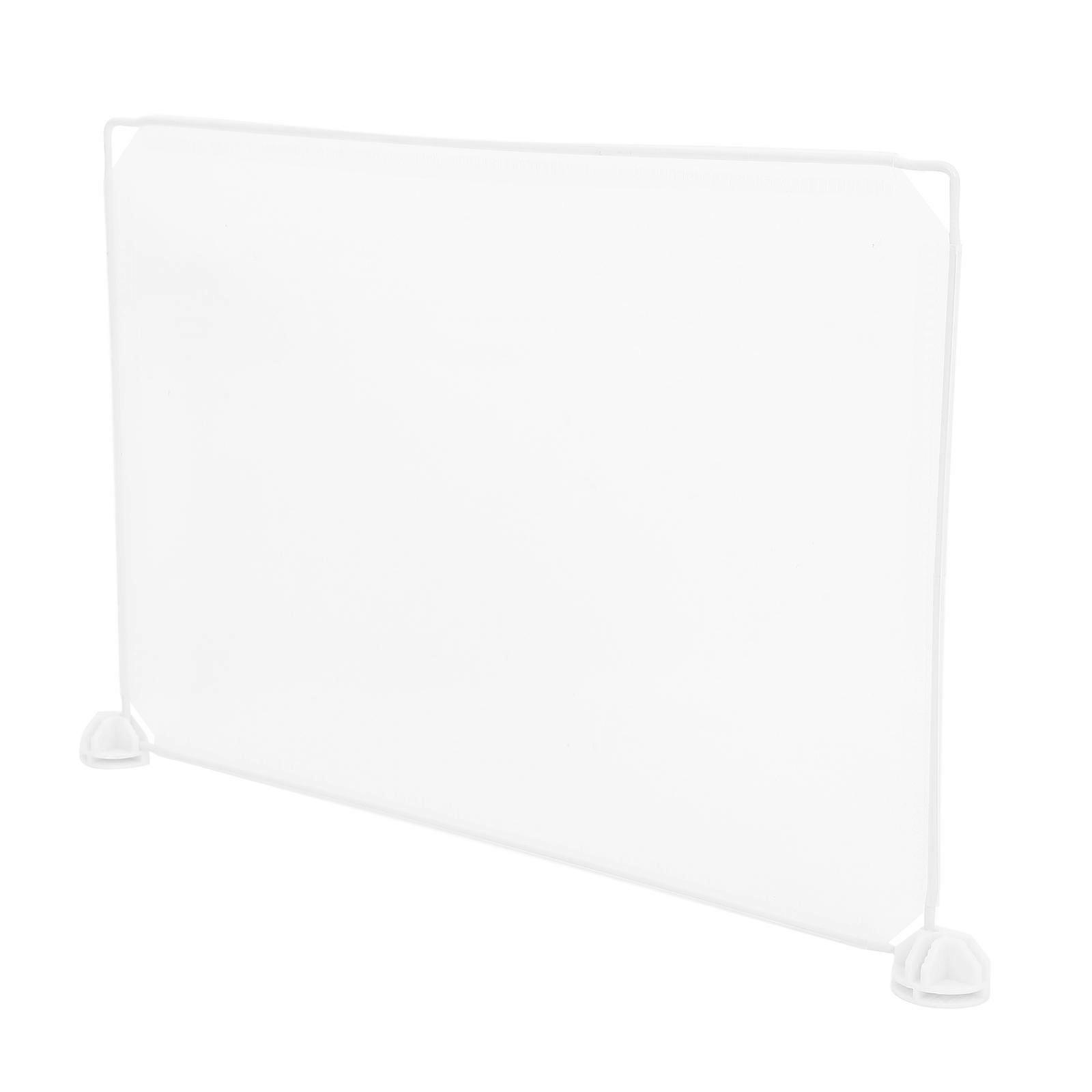 Transparent Plastic Desk Partition for Safety Barrier 2Sets