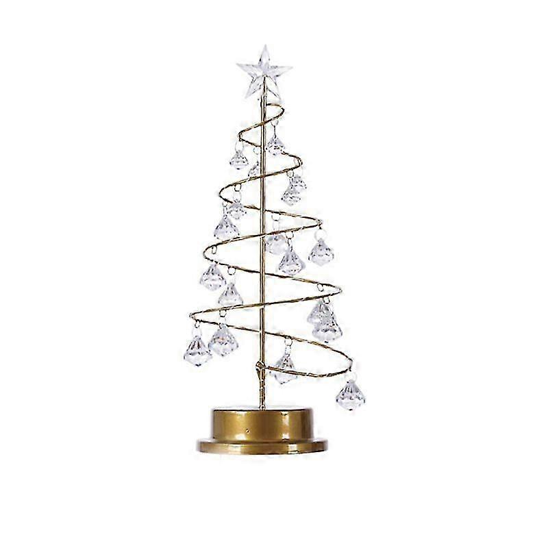 2025 Crystal Tree Light Christmas Tree Night Light LED Pendant Table Light