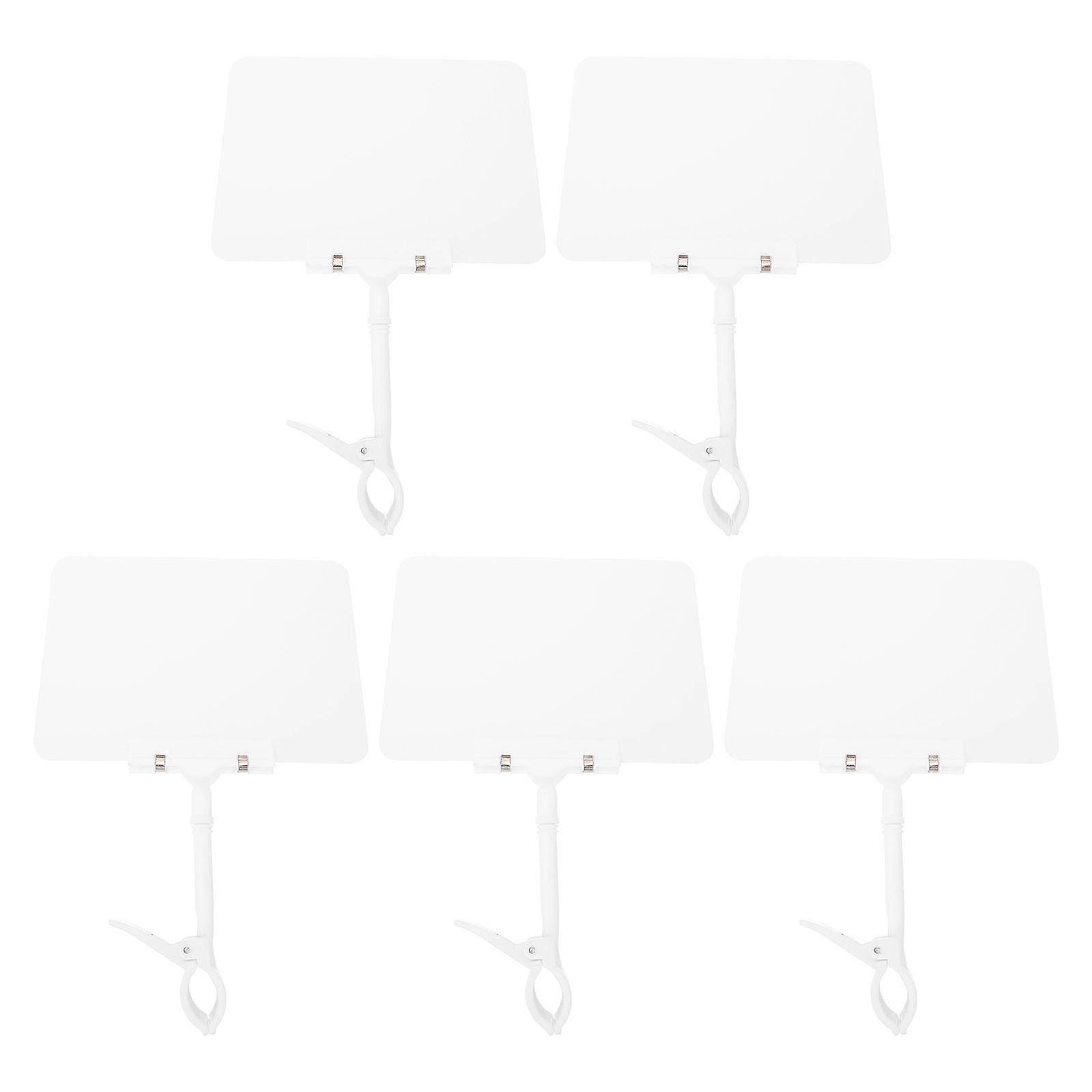 Writable Tag Clip Advertising Tools 31X20X6CM Erasable 5Pack