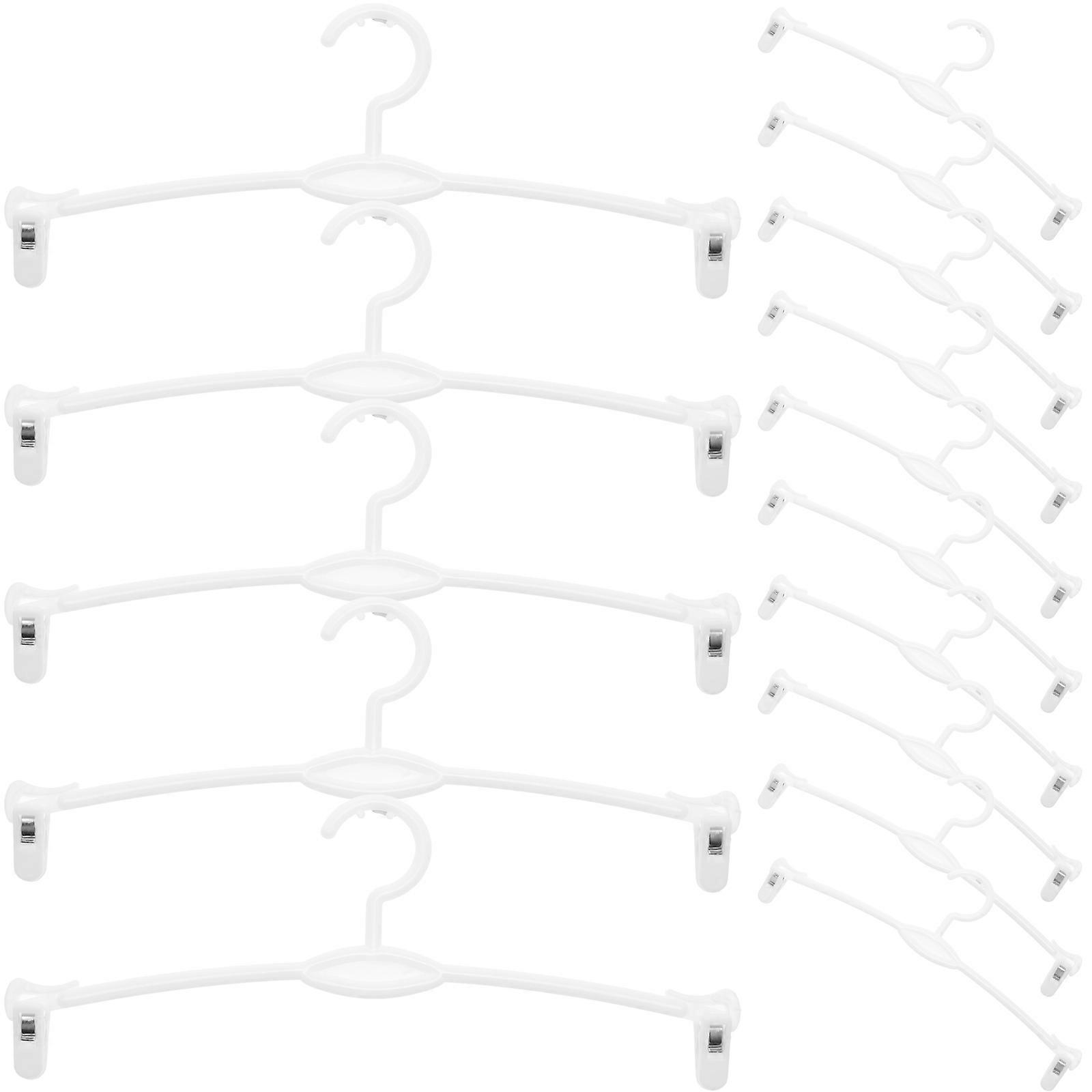 Laundry Drying Rack Plastic Underwear Holder for Home 45Pcs White