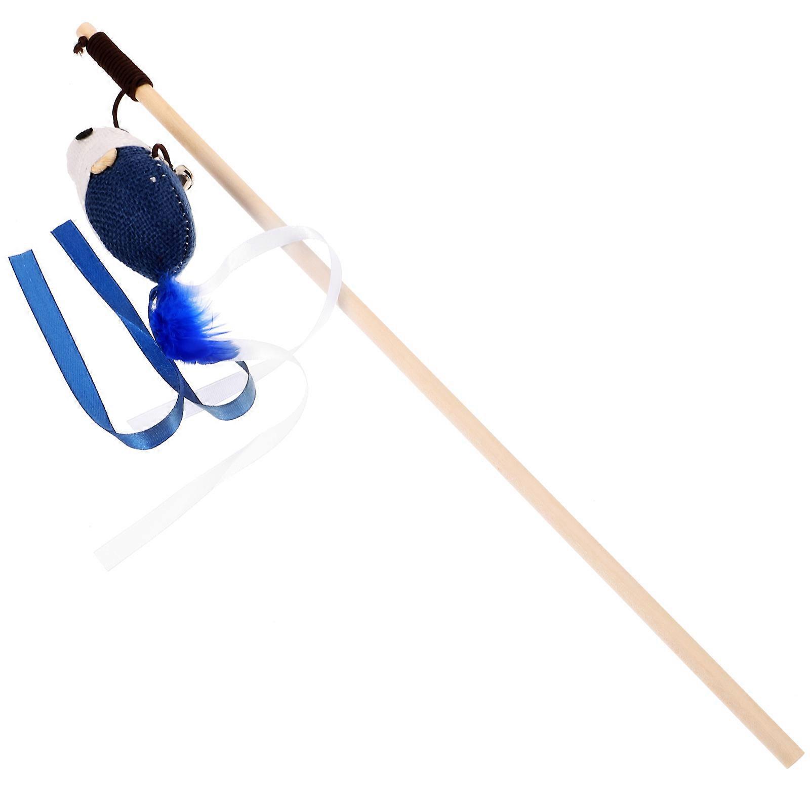 Cat Teaser Interactive Cat Teaser Decorative Teasing Plume 2Pcs Toy