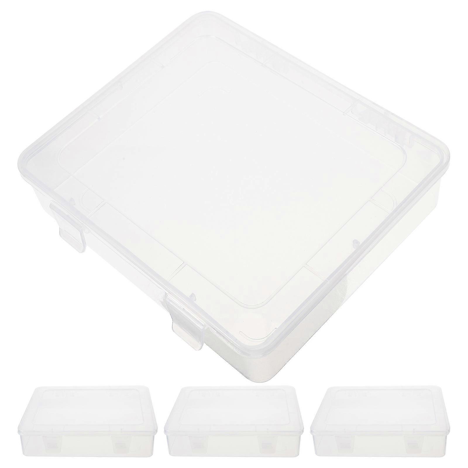 Clear Storage Container with Lids for Storage 12Pcs Small Plastic Boxes