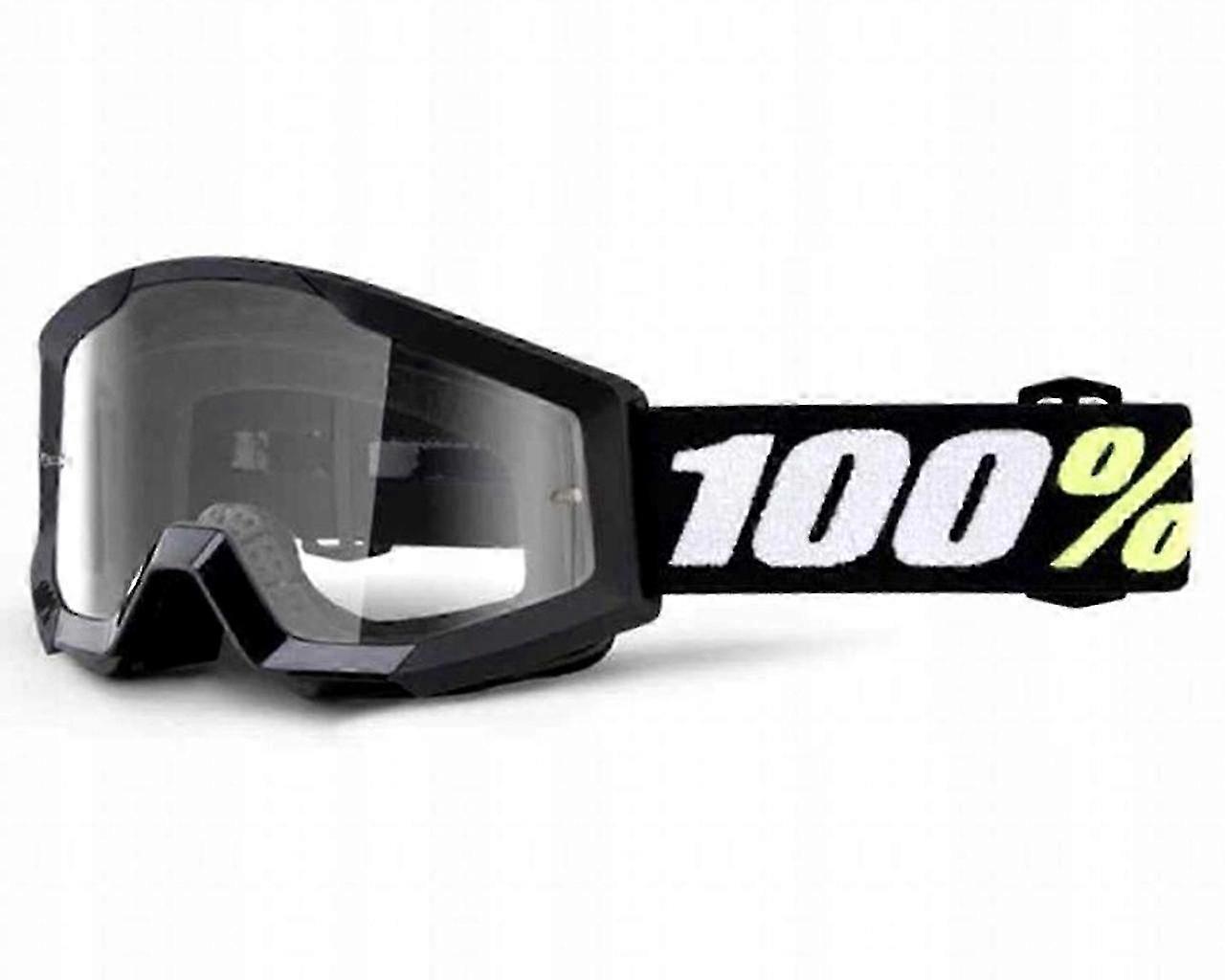 100% Strata Mini Motorcycle Goggles Black