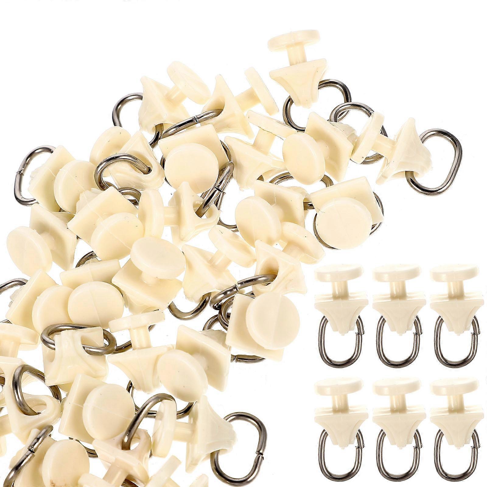 Home Curtain Rollers Plastic Track Wheels for Rod Use 500Pcs