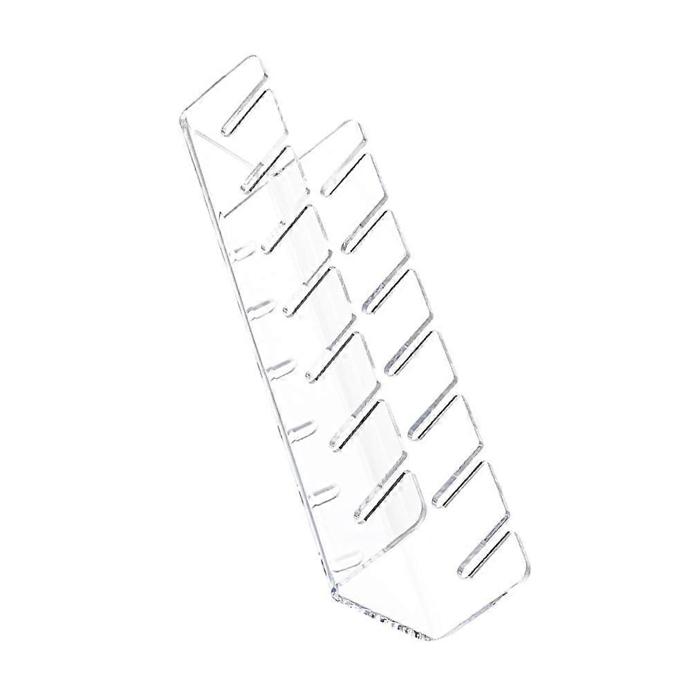 Clear Acrylic Hat Holder for Tabletop with 3Pcs Baseball Cap Rack