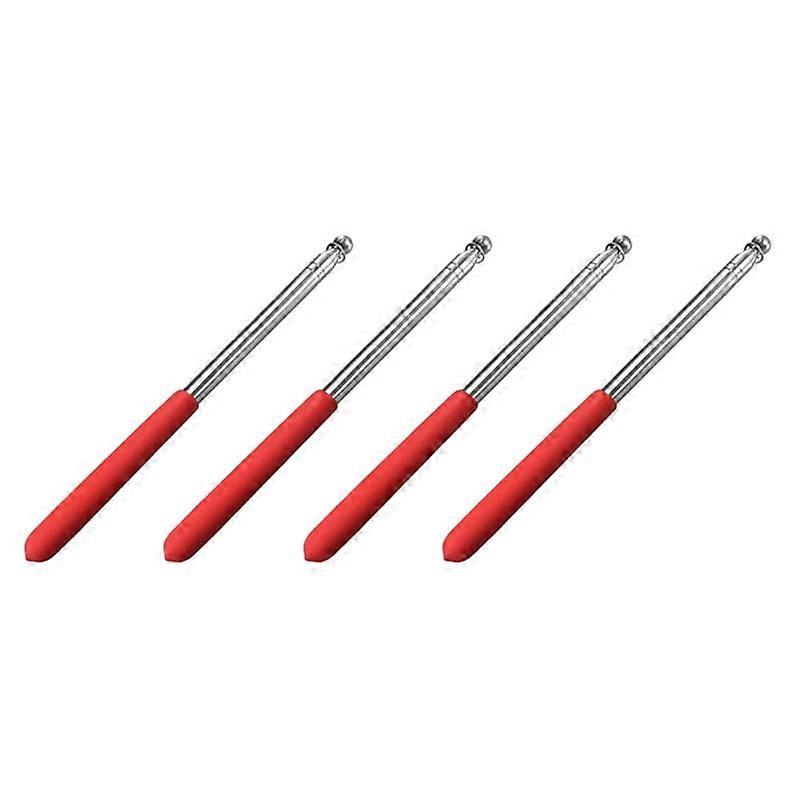 Telescopic Handheld Flagpoles, Stainless Steel Extendable Portable Guide Flag Pole for Tour Guides Teacher Pointer C