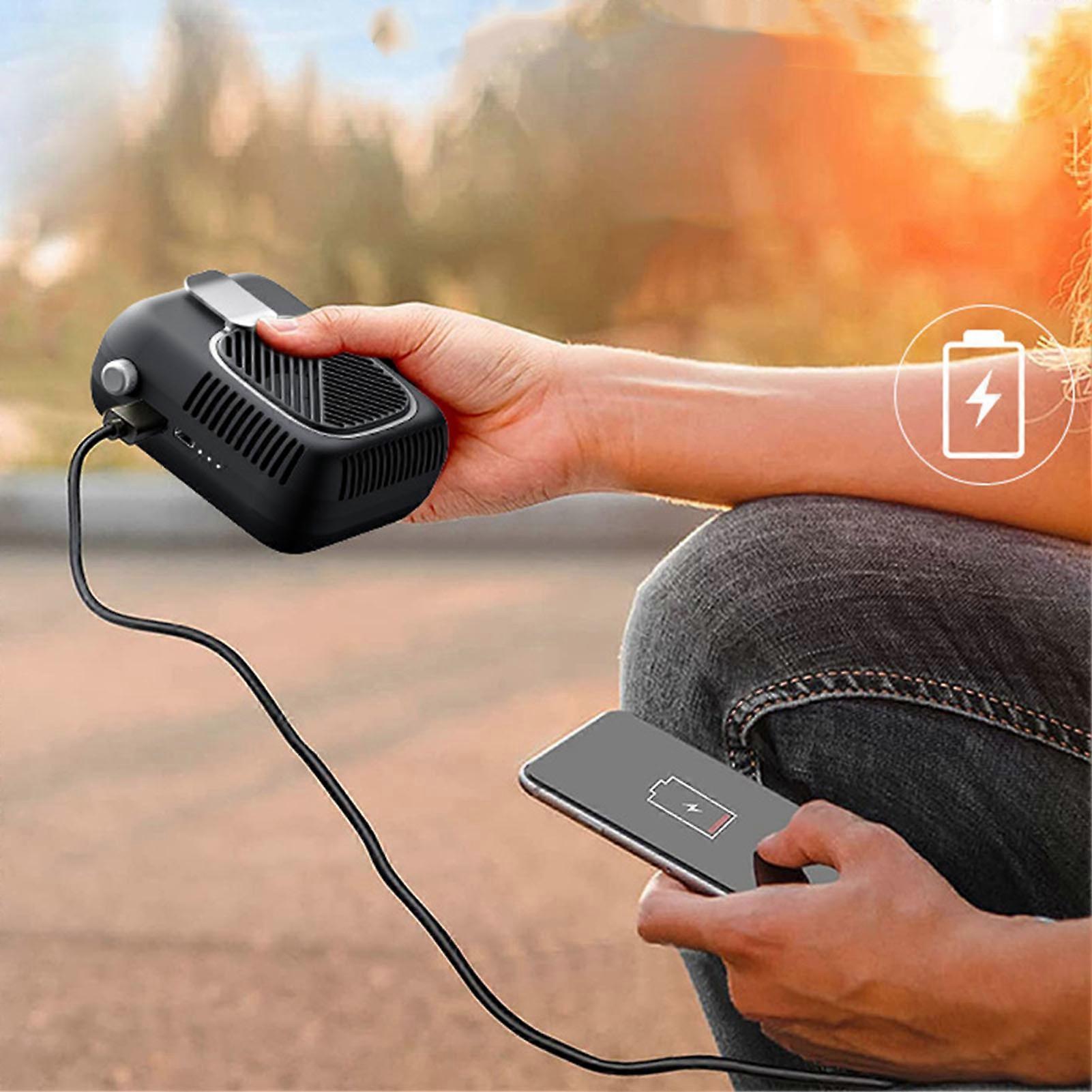 Portable Waist Fan 6000mAh Rechargeable 89x45x110mm USB Type-C