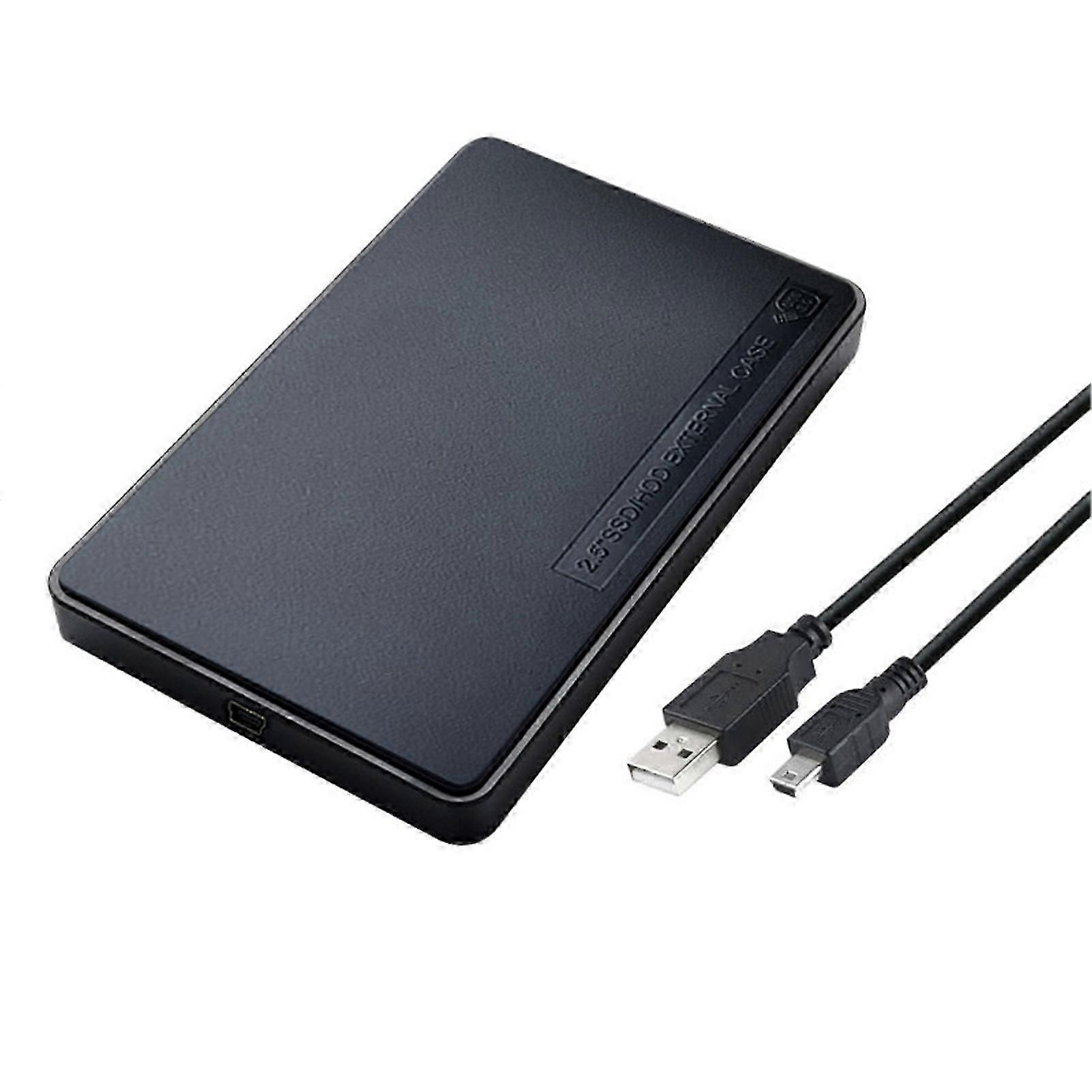 2.5 Inch Satas External Hard Drive Case Tool-Free Hard Drive Case Ideal for Travel Everyday Use