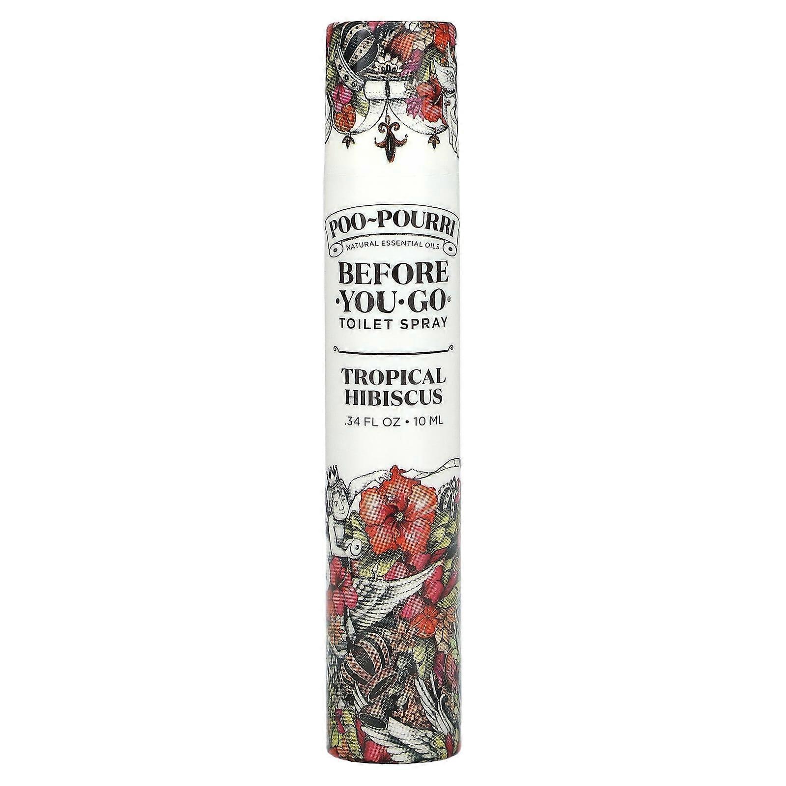 Before-You-GoÃÂÃÂÃÂÃÂ¬ÃÂÃÂÃÂÃÂ Toilet Sprays, Tropical Hibiscus, 0.34 fl oz (10 ml)