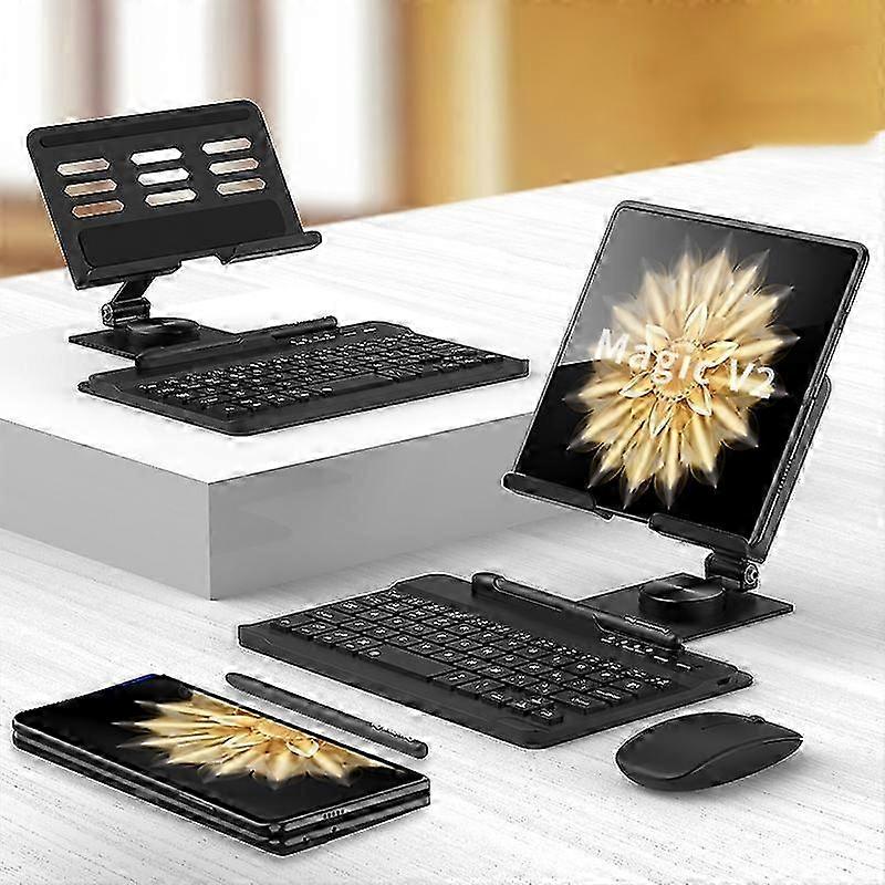 25-26 GKK Bluetooth Keyboard + Folding Holder + Capacitive Pen + Bluetooth Mouse For Honor Magic V2