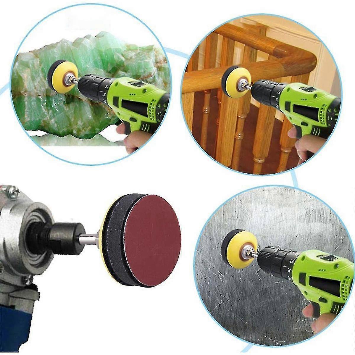 2 Inch Sanding Discs Pad Kit For Drill Grinder Rotary Tools