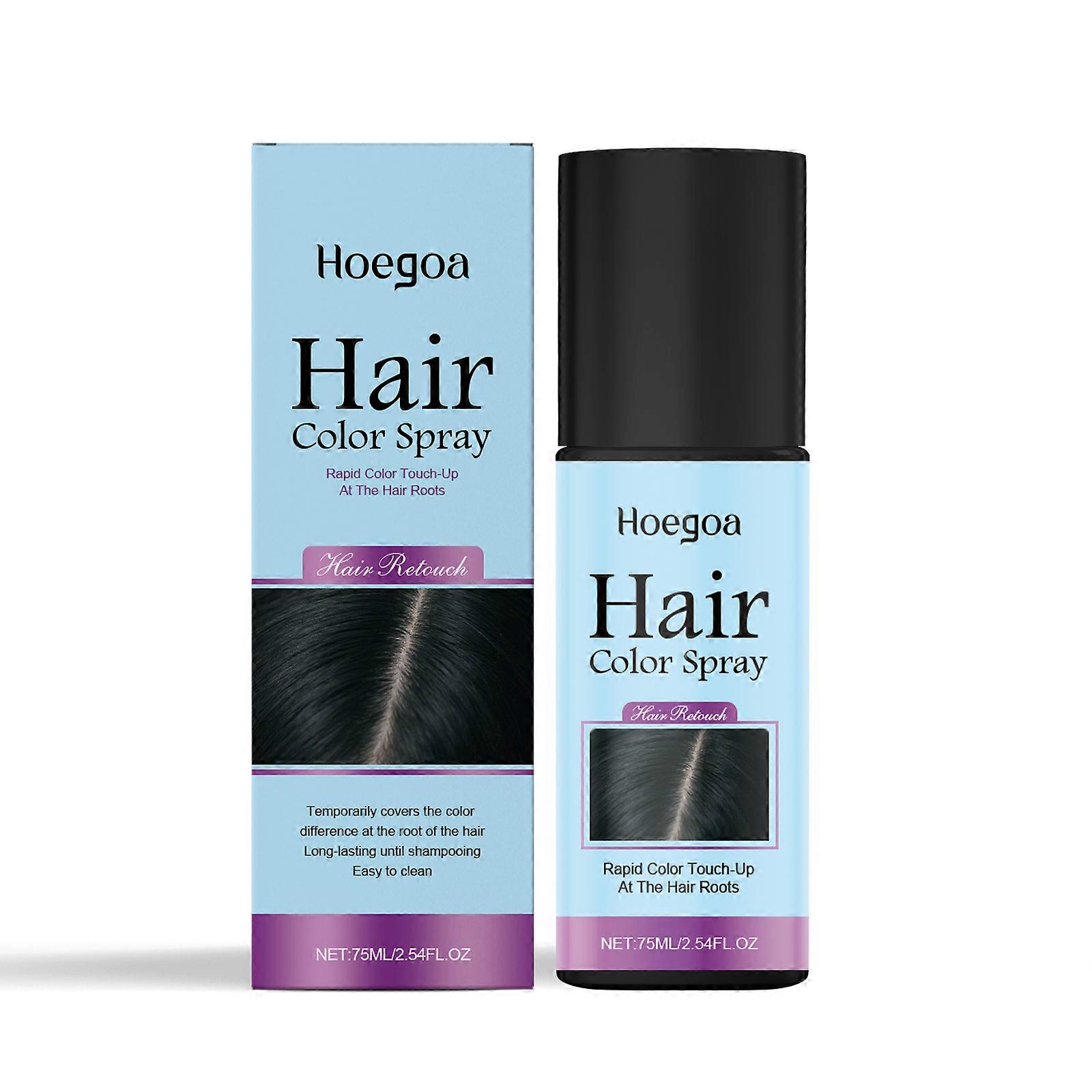Hoegoa Disposable Color-Matching Spray (Black) Provides Long-Lasting Coverage, Is Easy To Clean And Portable, And Is Suitable For Daily Color-Matching