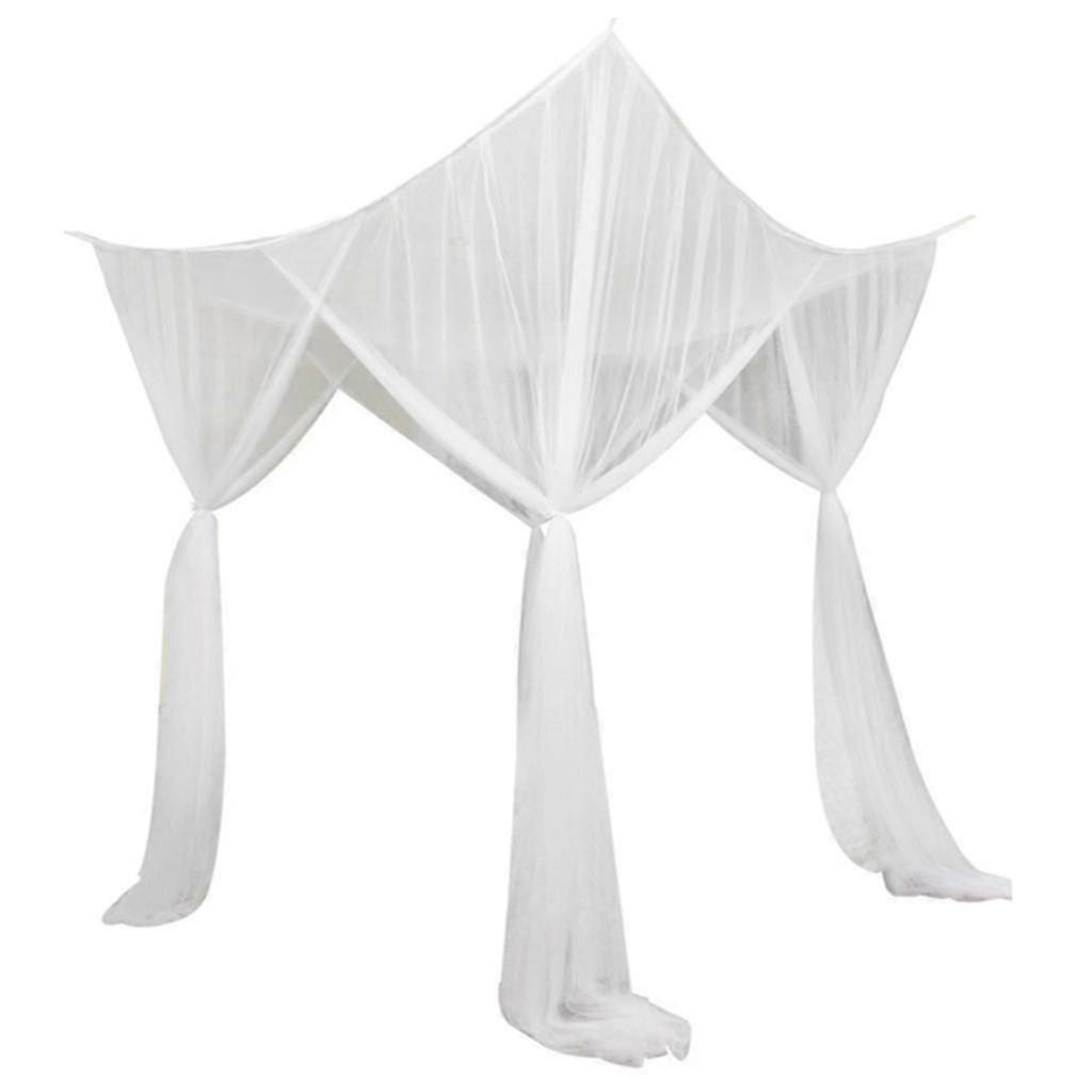 4 Post Bed Canopy Net Valance Drape Netting Single Double