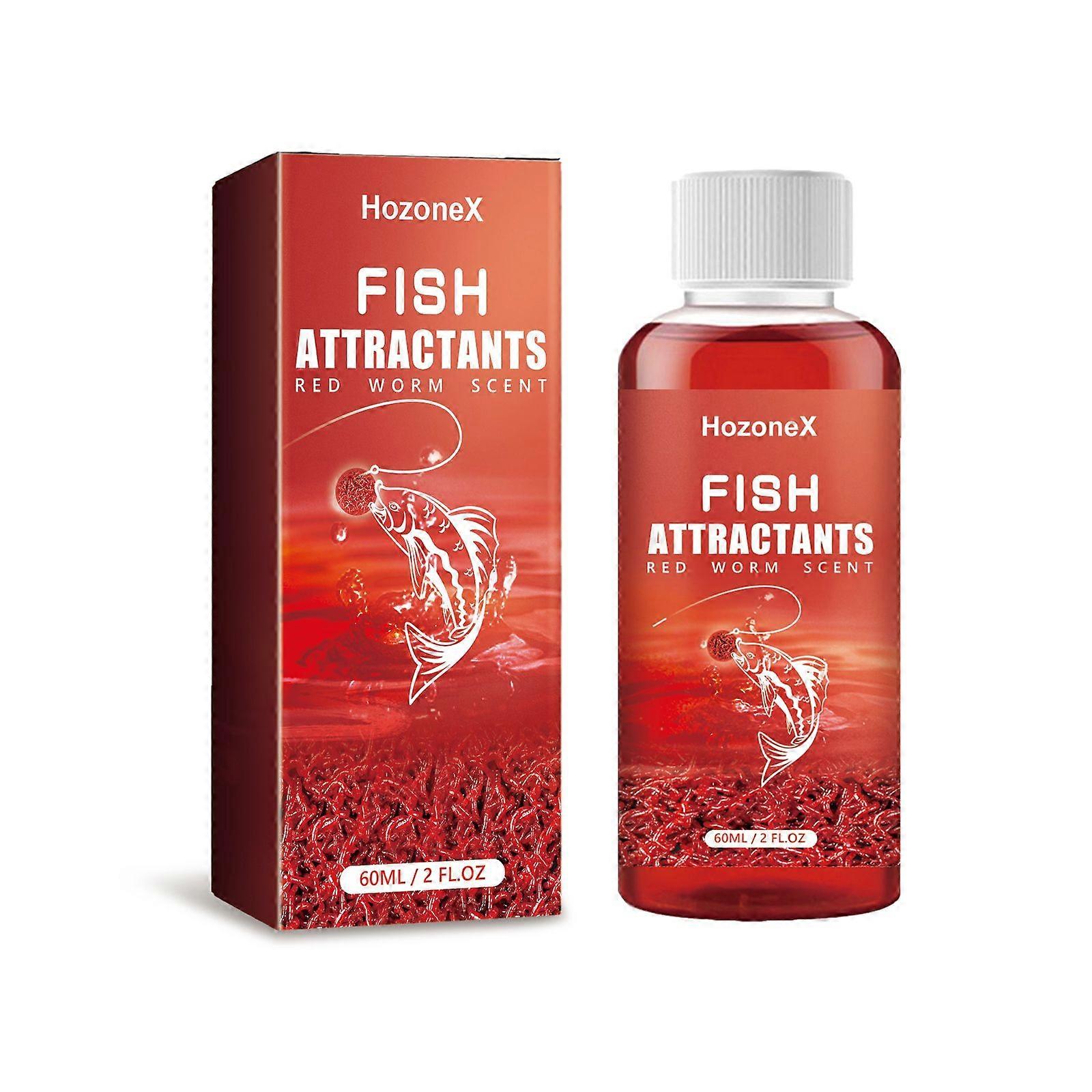 Hozonex Fish Attractant Concentrated Comprehensive Bait For Fishing, Quick Nest Making, Red Worm Liquid, Strong Fishy Fish Attractant And Opening Agen