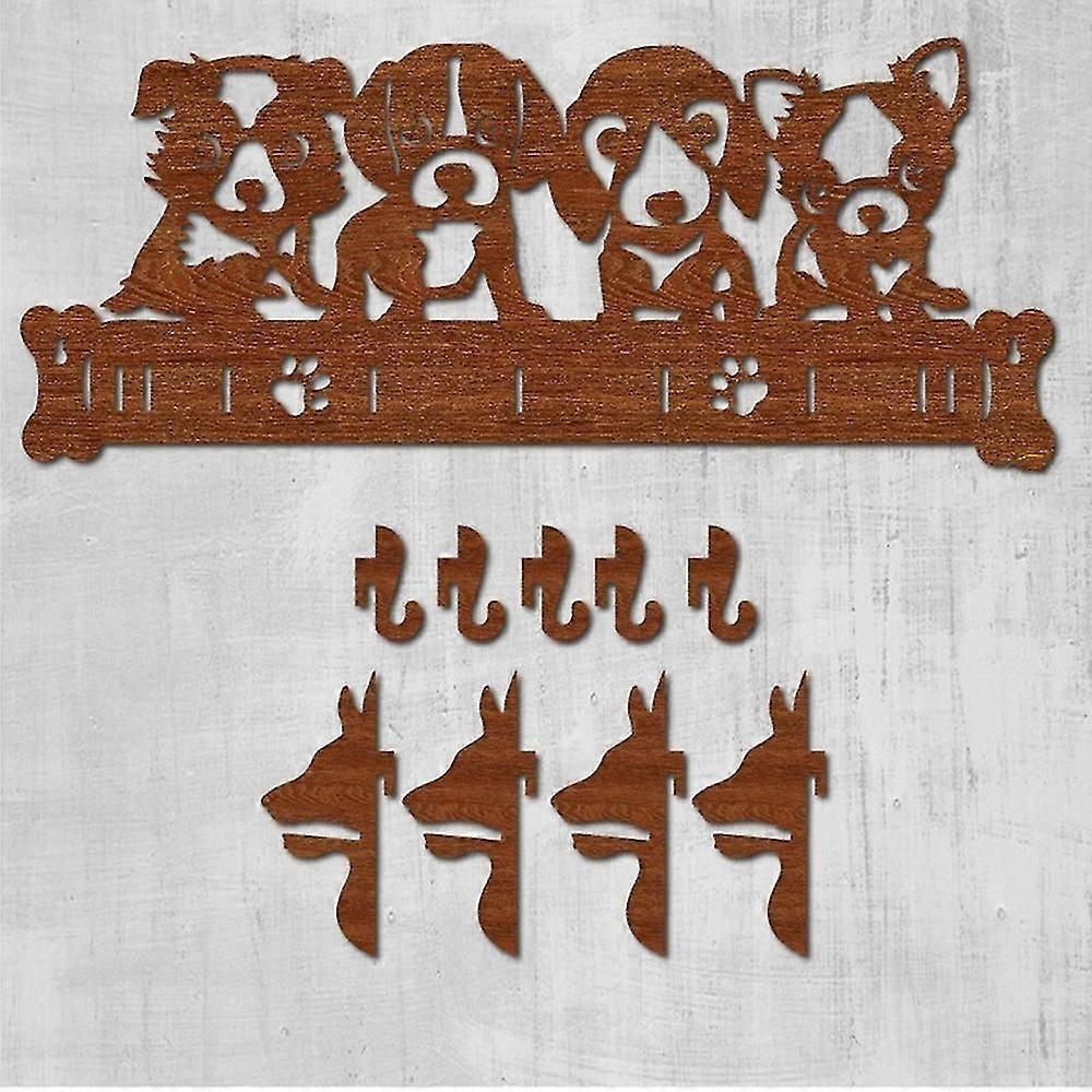 Creative Kitten Metal Hook Wall Mounted Hanger Multipurpose Puppy Hook Rack