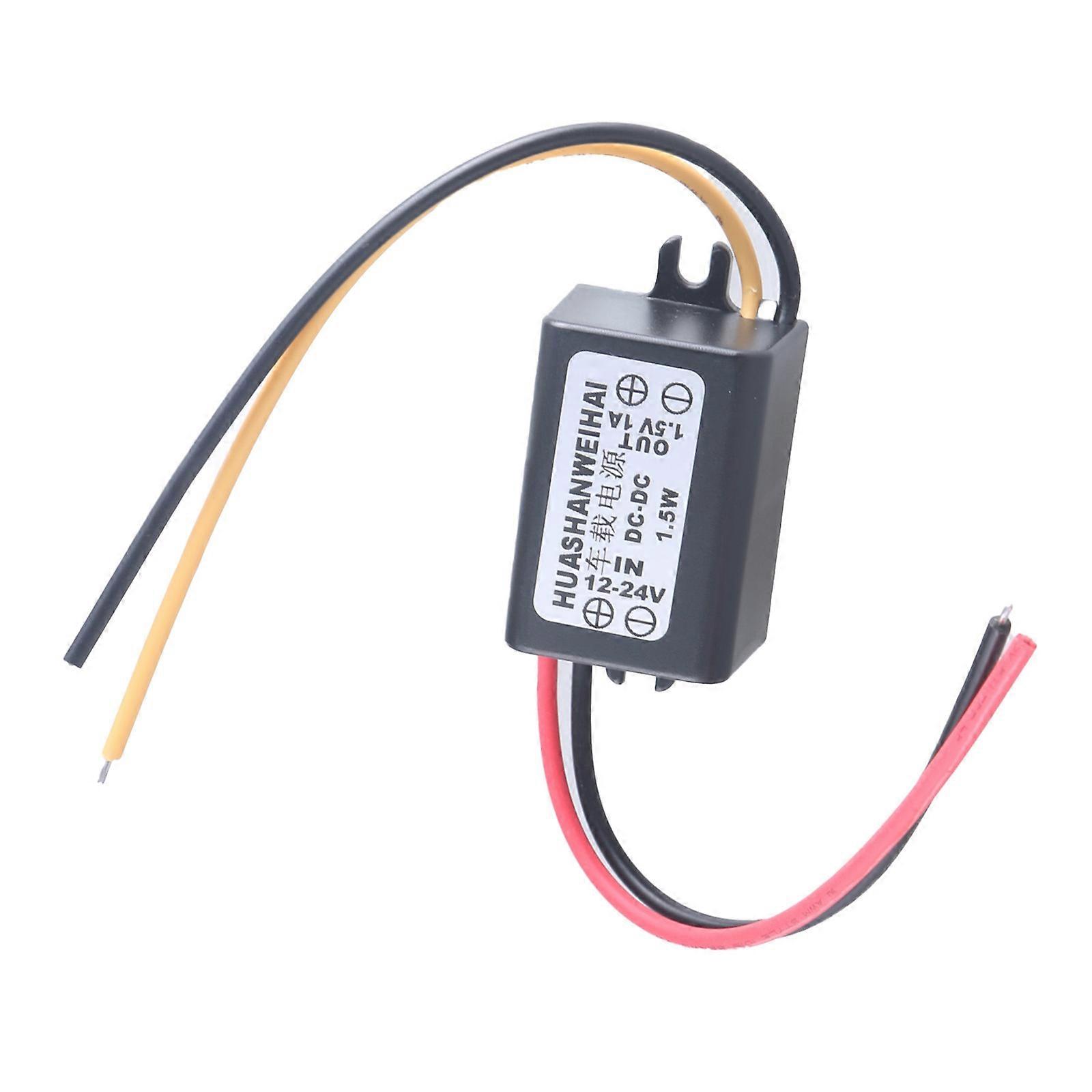 Buckk Converters 12V 24V to 1.5 V 1A Reduces Voltages Regulator Automatic Buckk Step Down Powers Module Multicolor