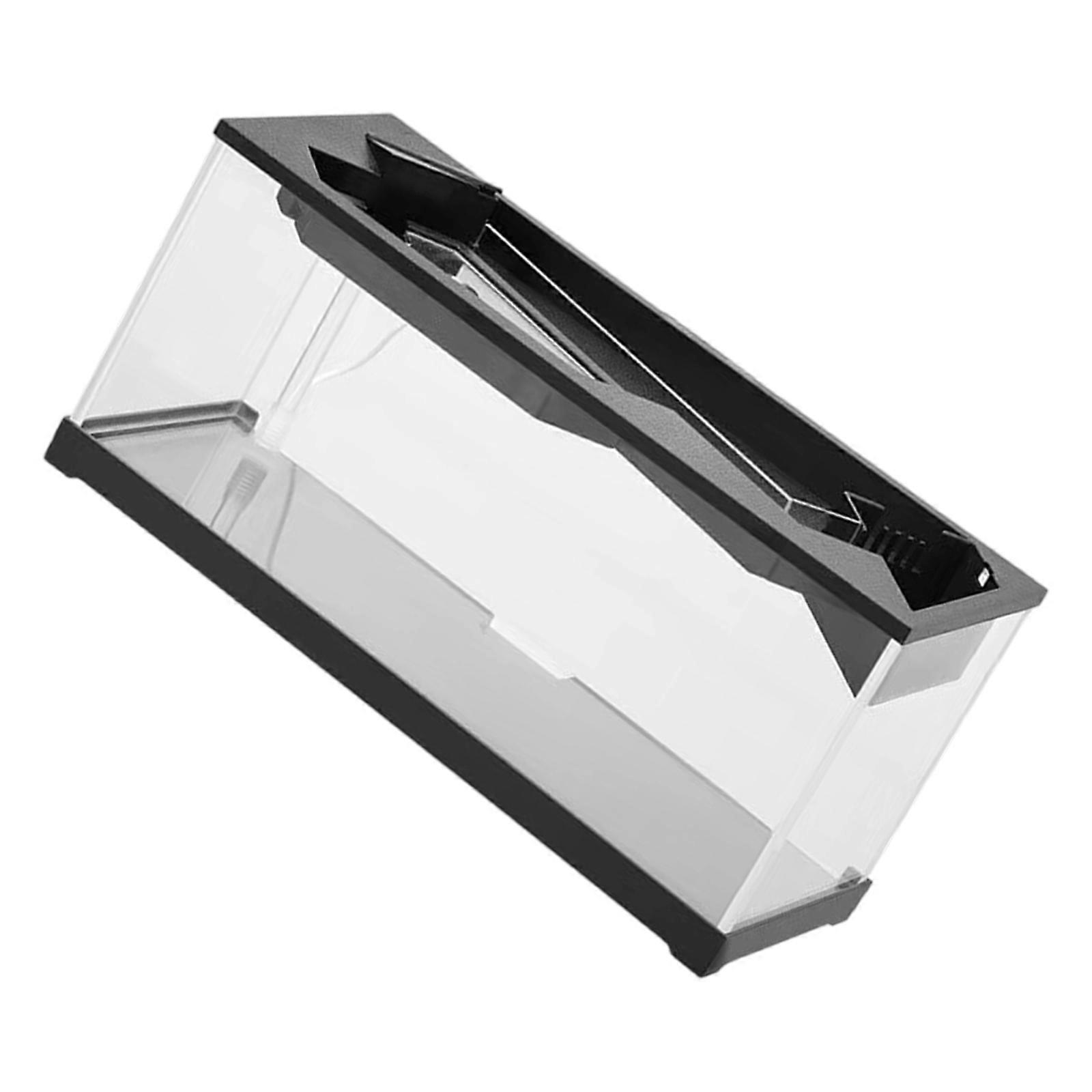 Mini Ecosystem Fish Tanks With Circulations System Low Noise Pump Heating Pad LED Design For Home Decoration  S