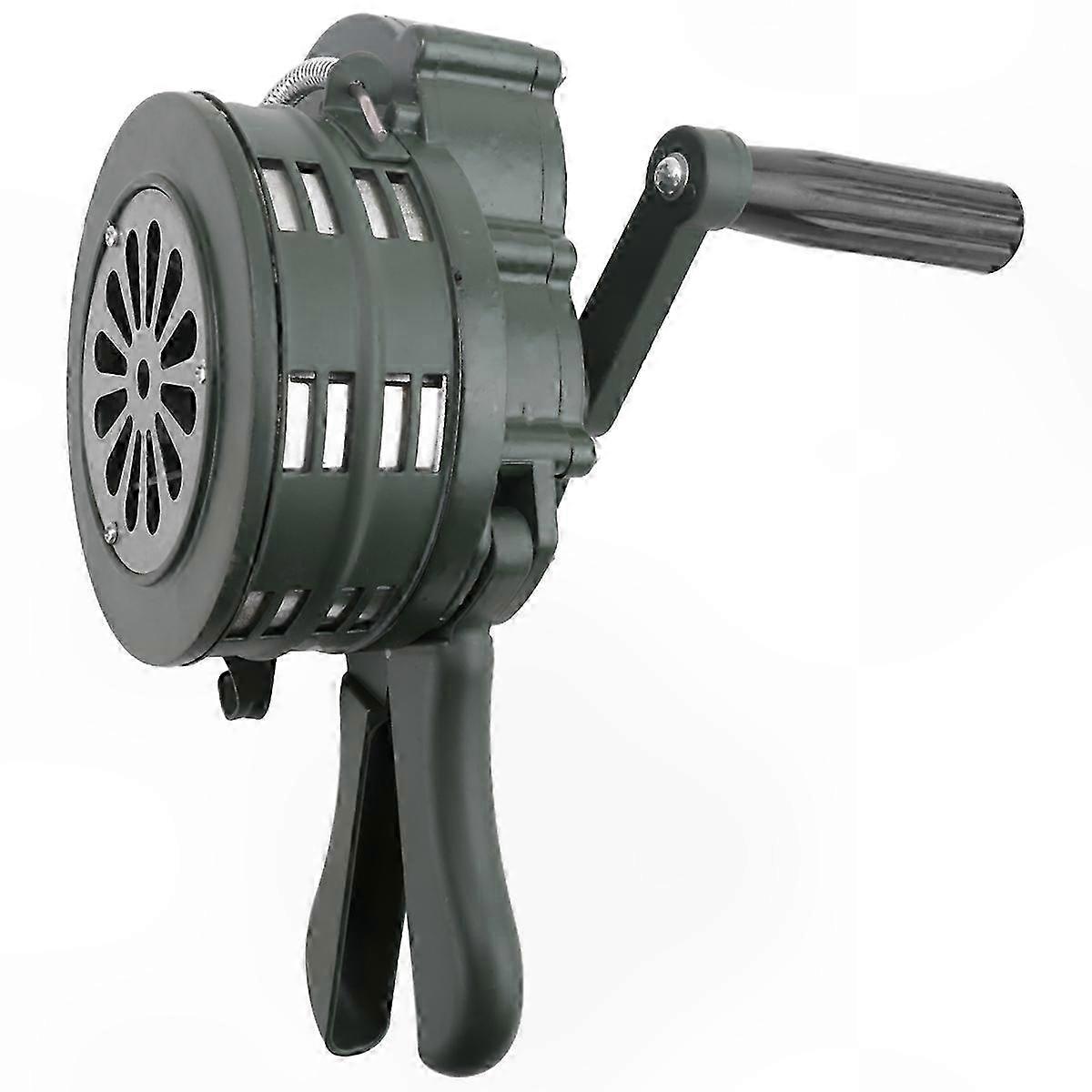 Manual Hand Crank Siren 110DB Warning Alarm for Safety Alerts in School Fire Air Emergency Situations