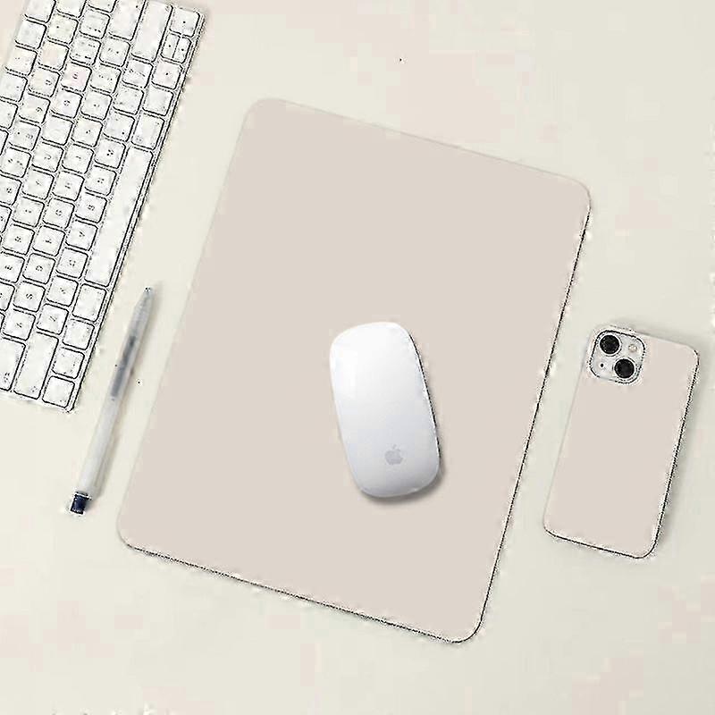 Leather anti-slip mouse pad computer mouse pad solid color waterproof mouse pad