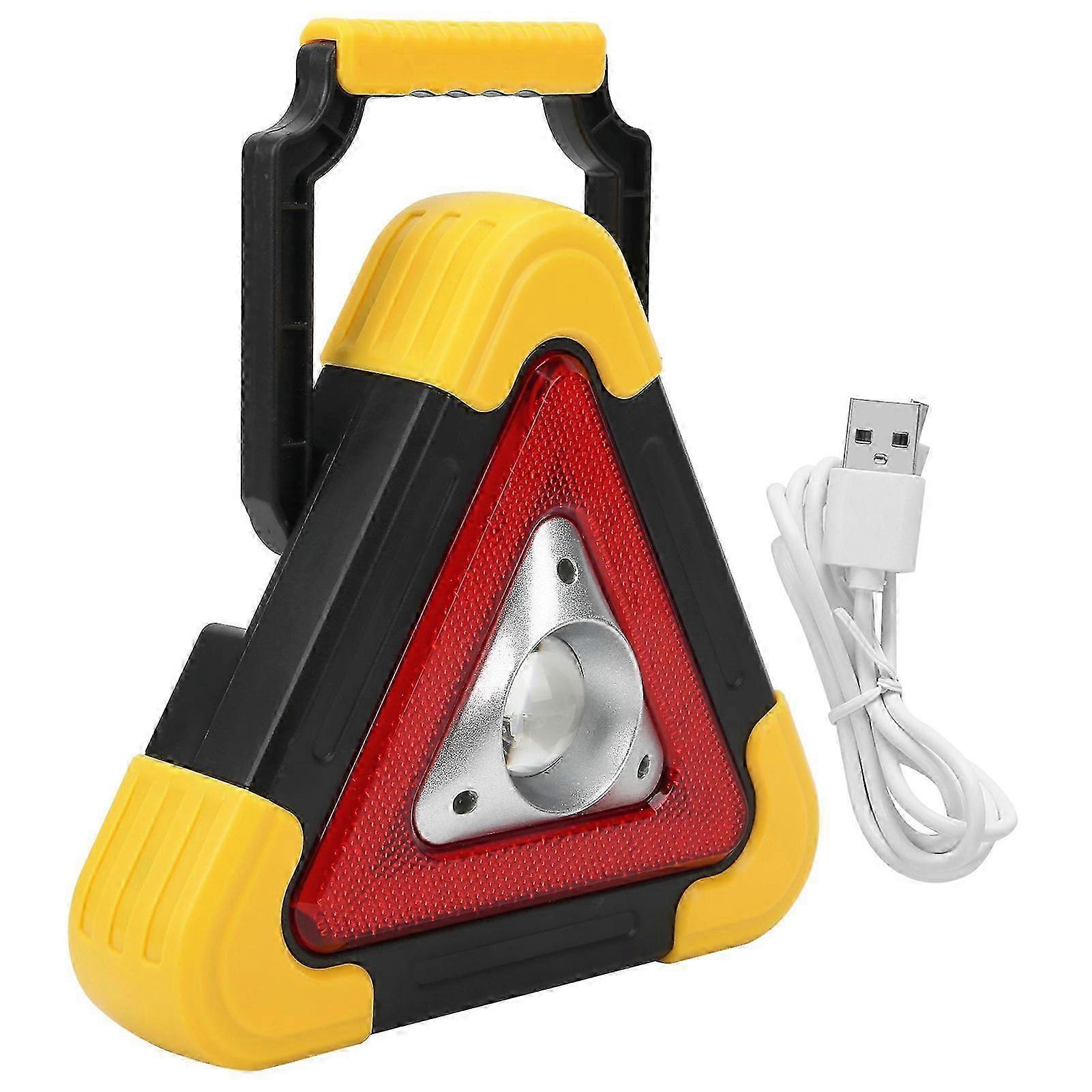 Car Warning Triangle Lamp Emergency MultiFunction Work Light Safety Flashing Sign