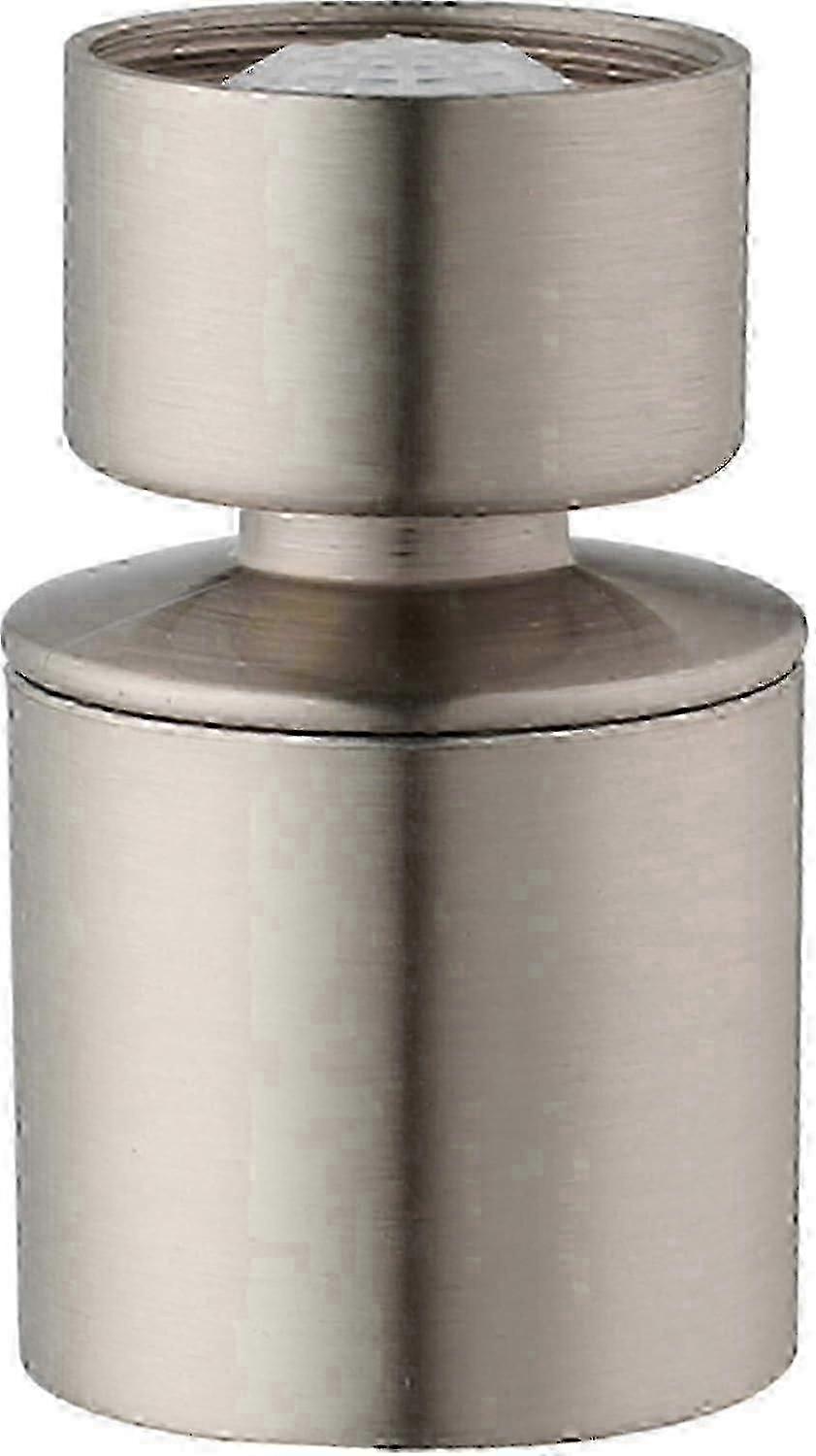 ステンレス鋼つや消しニッケルキッチンシンク蛇口、デュアルスプレーモードと節水のための360度スイベルヘッド付き - 良い