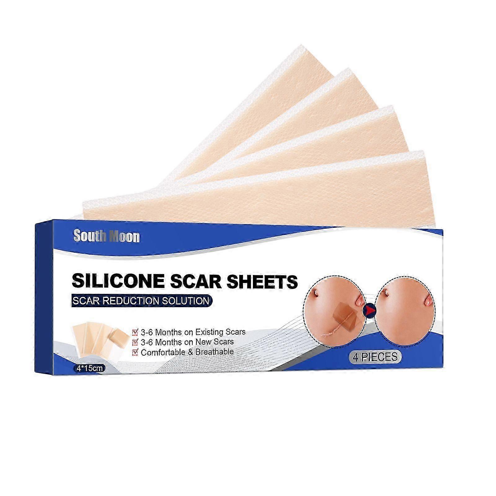 Self-Adhesive Silicone Scar Patch for Fast, Safe, and Reusable Scar , Burn Healing