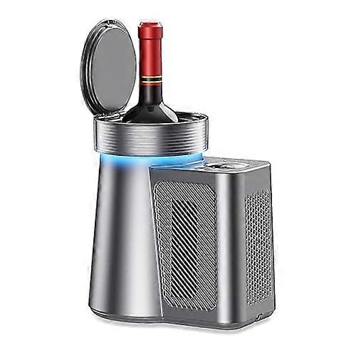 Electric Wine Cooler With LED Light, Digital Display, 220C Temperature Range, Quiet, EnergySaving, Fast Cooling