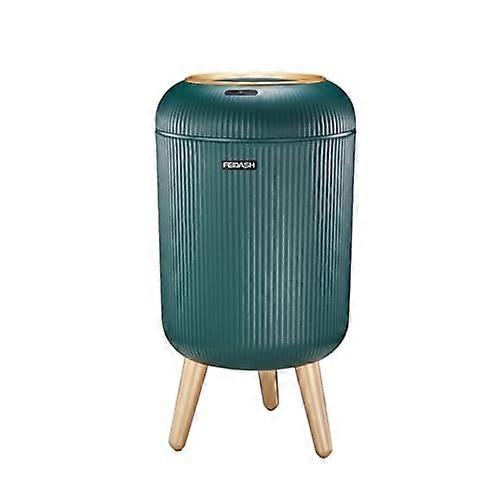 Smart Bin Automatic Sensor Trash Can 9.5L/10L Capacity, Green Tall Model, Electric Sensor Lid, NonSlip Foot Pad