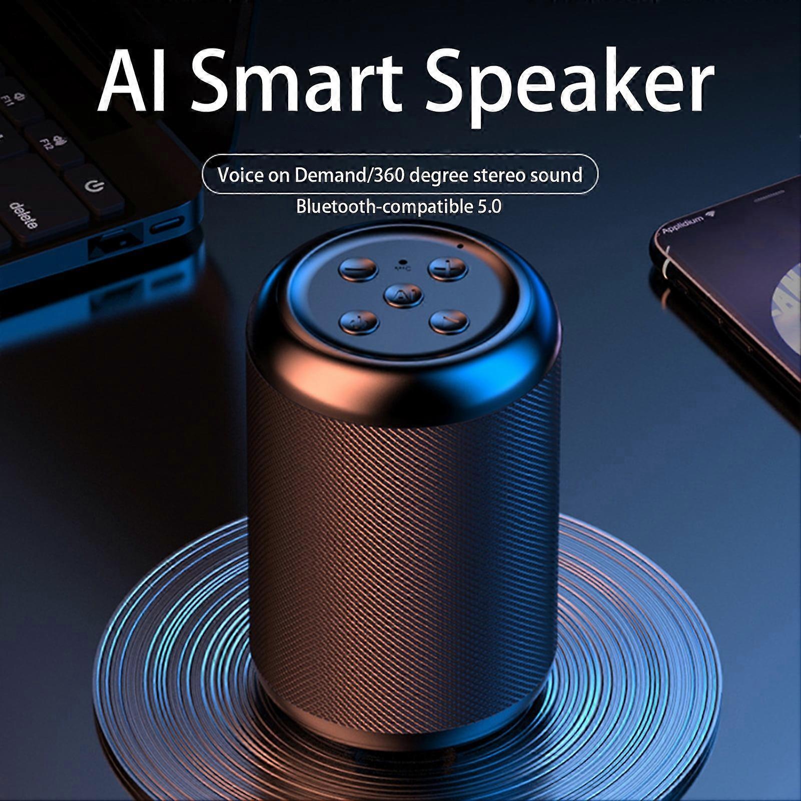 SUSUchens A9 Wireless Speaker, High Fidelity, Noise Reduction, AI Voice Assistant, Bluetooth 5.0, Portable, with Microphone, Red