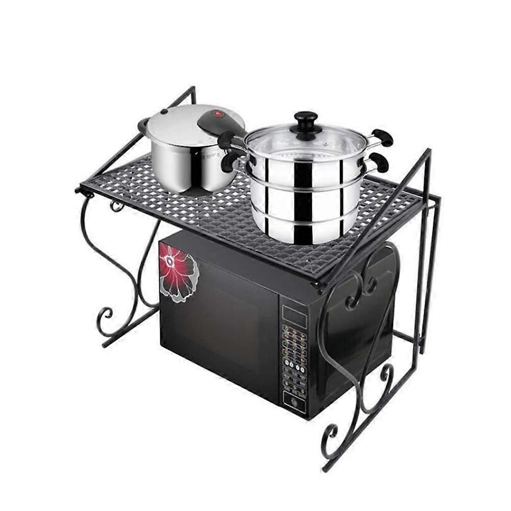 Microwave Oven Rack 2Tier Storage Rack Kitchen Cabinet Organizer Shelf