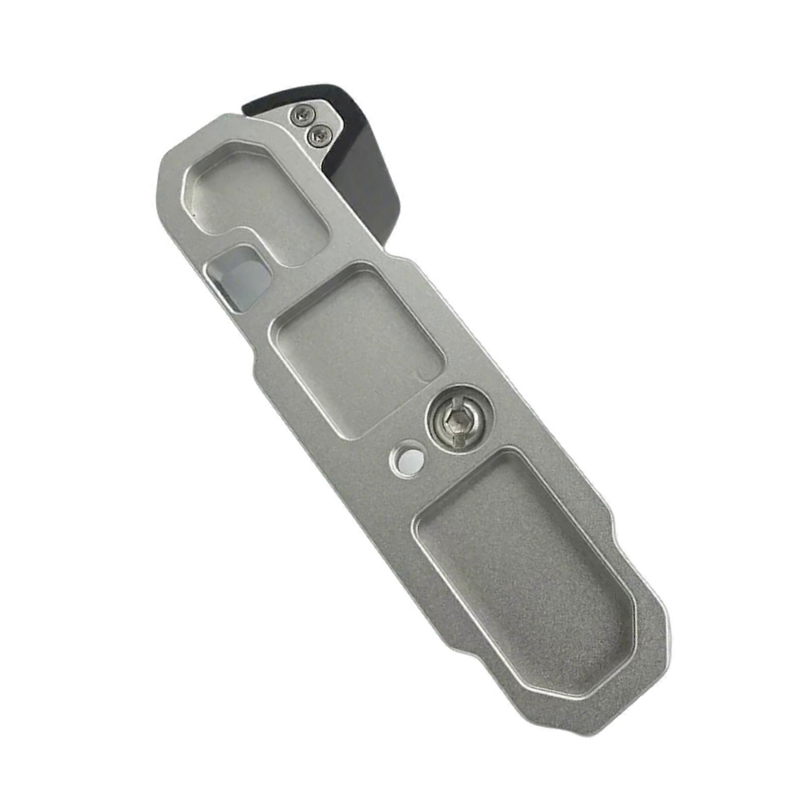 Wood Hand Grip Camera Support Plate with Wood Handle  for FM2 Quick Attachment for Studio Use  sli