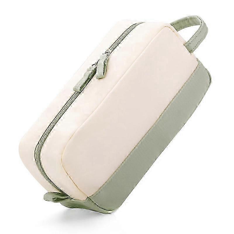 25-26 Large-Capacity Pencil Case with Handle-Light Green
