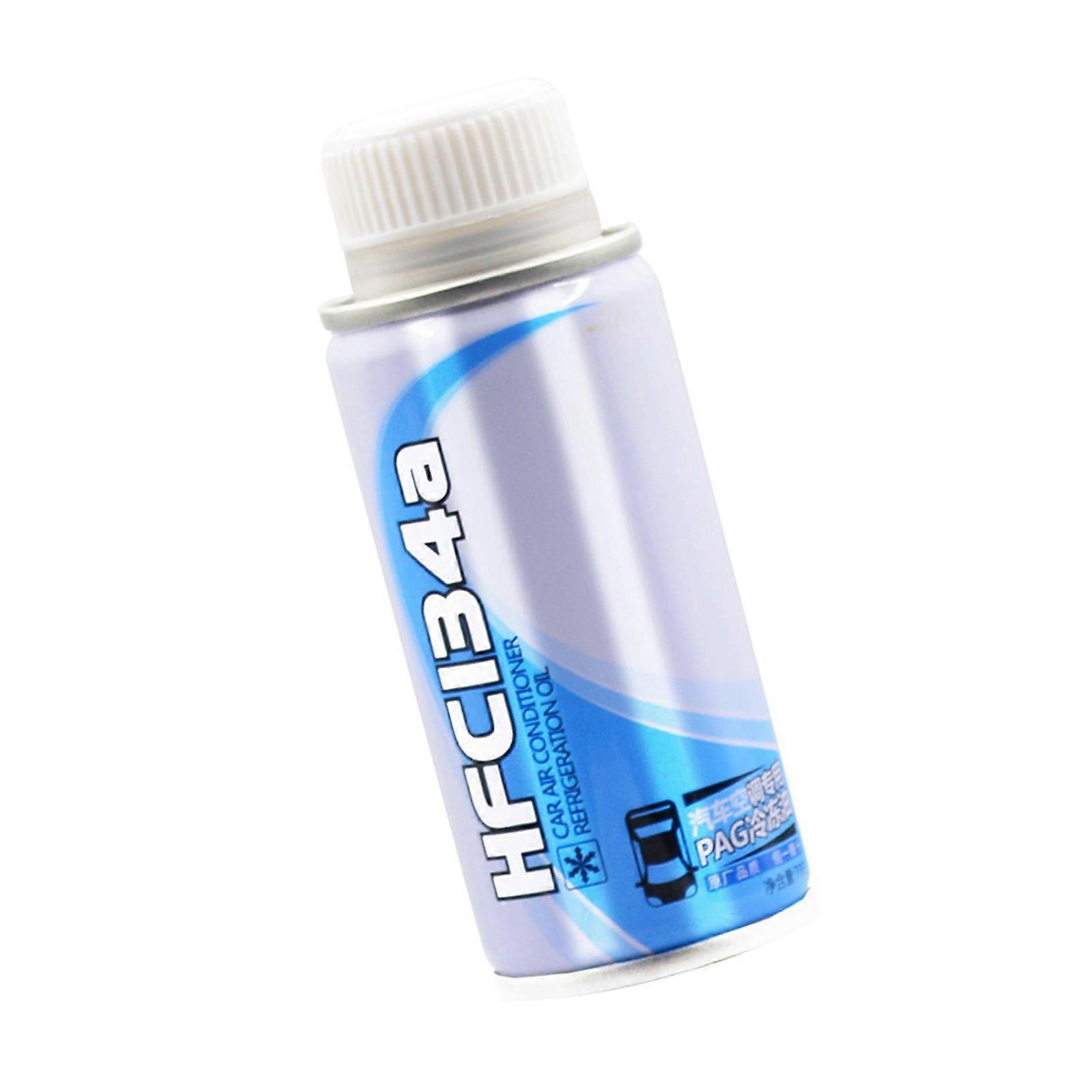 R134a Air Conditioning Compressor Refrigeration Oil Improve Cooling Efficiency Auto Accessory 70ml Refrigerants Multicolor