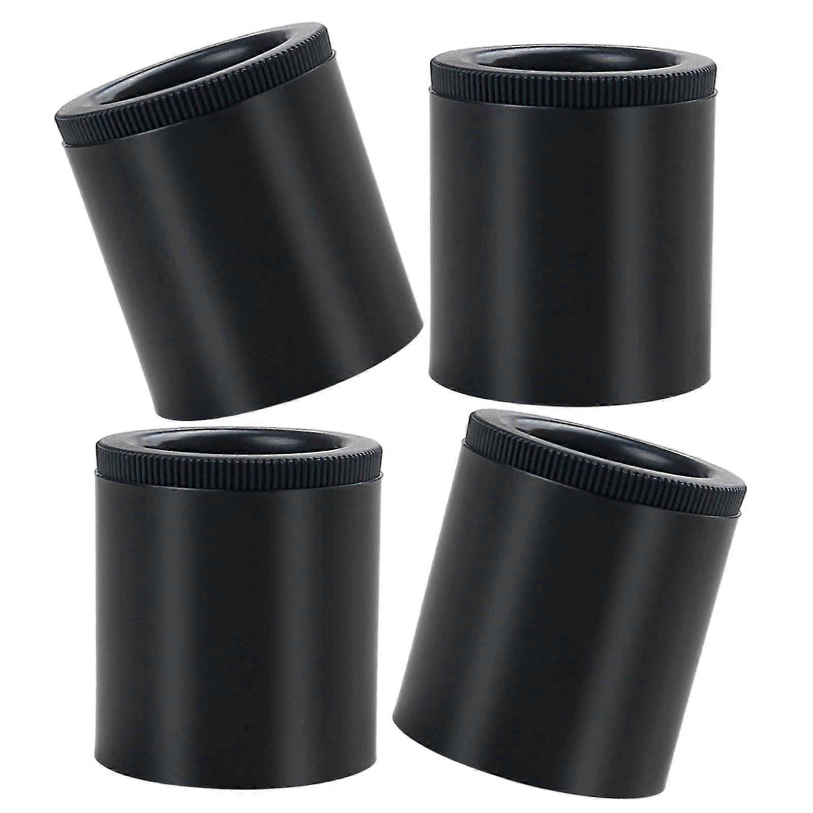 Pack Of 4 Plastic Adjustable Legs Anti Scratch Designing for Furniture Leveling Cabinet Sofa Table Base Support Multicolor